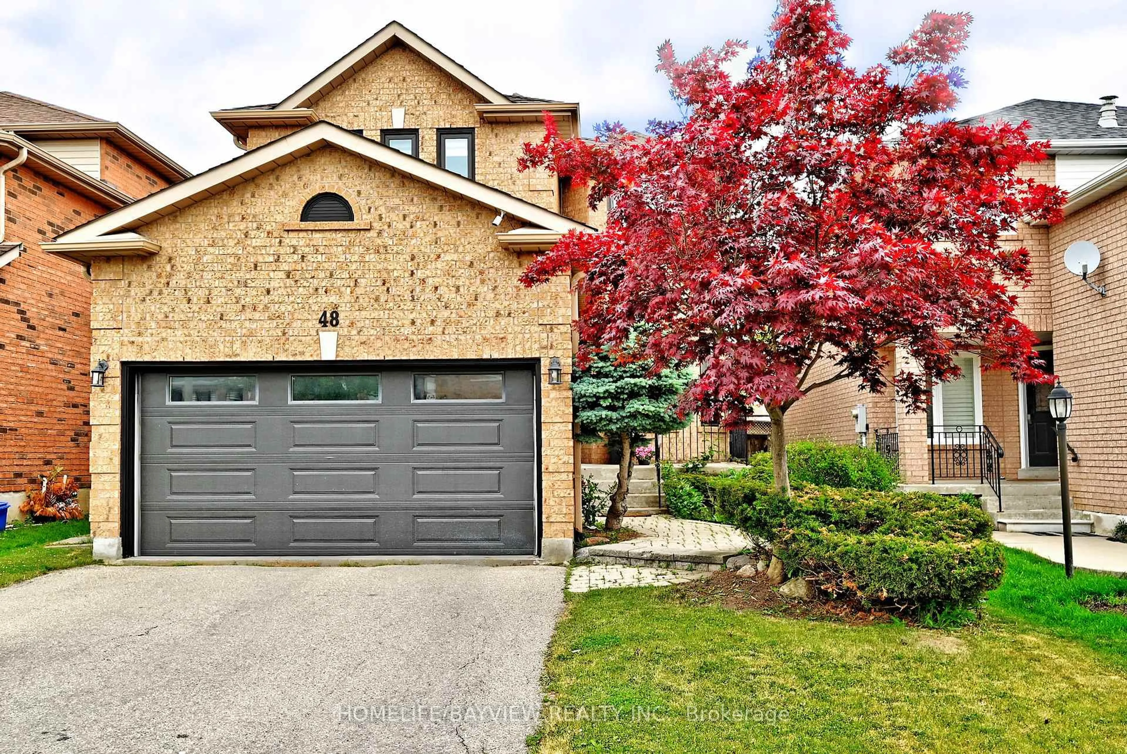 Home with brick exterior material, street for 48 Sweet Water Cres, Richmond Hill Ontario L4S 2B2