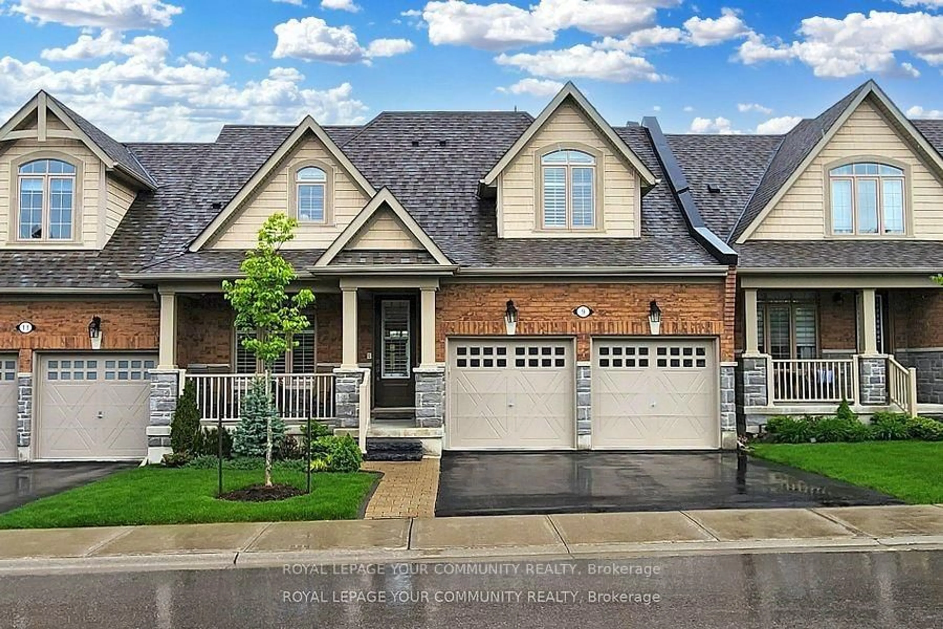 Home with brick exterior material, street for 9 Bill Knowles St, Uxbridge Ontario L9P 0E5