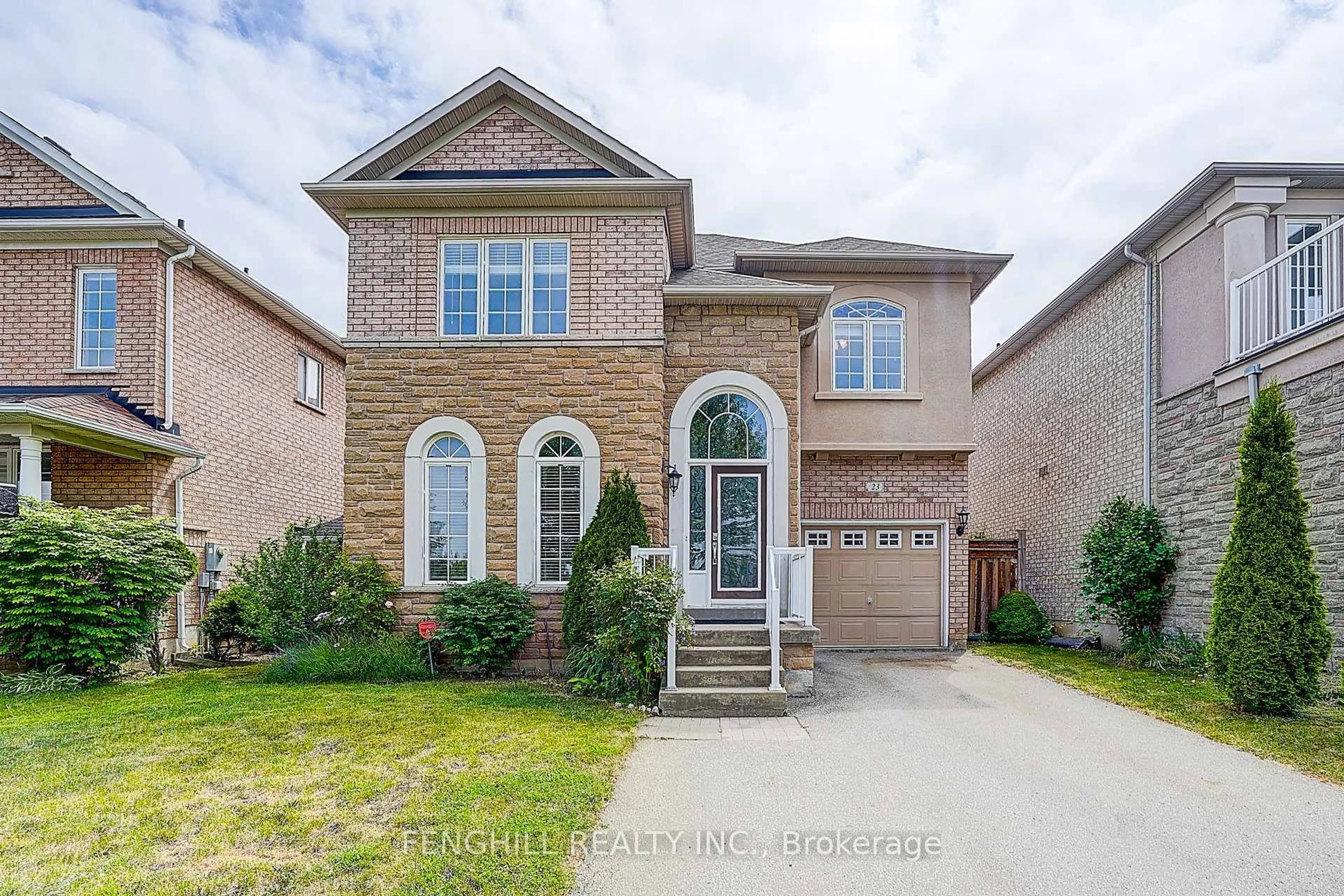 Home with brick exterior material, street for 23 Vellore Woods Blvd, Vaughan Ontario L4H 1Y6