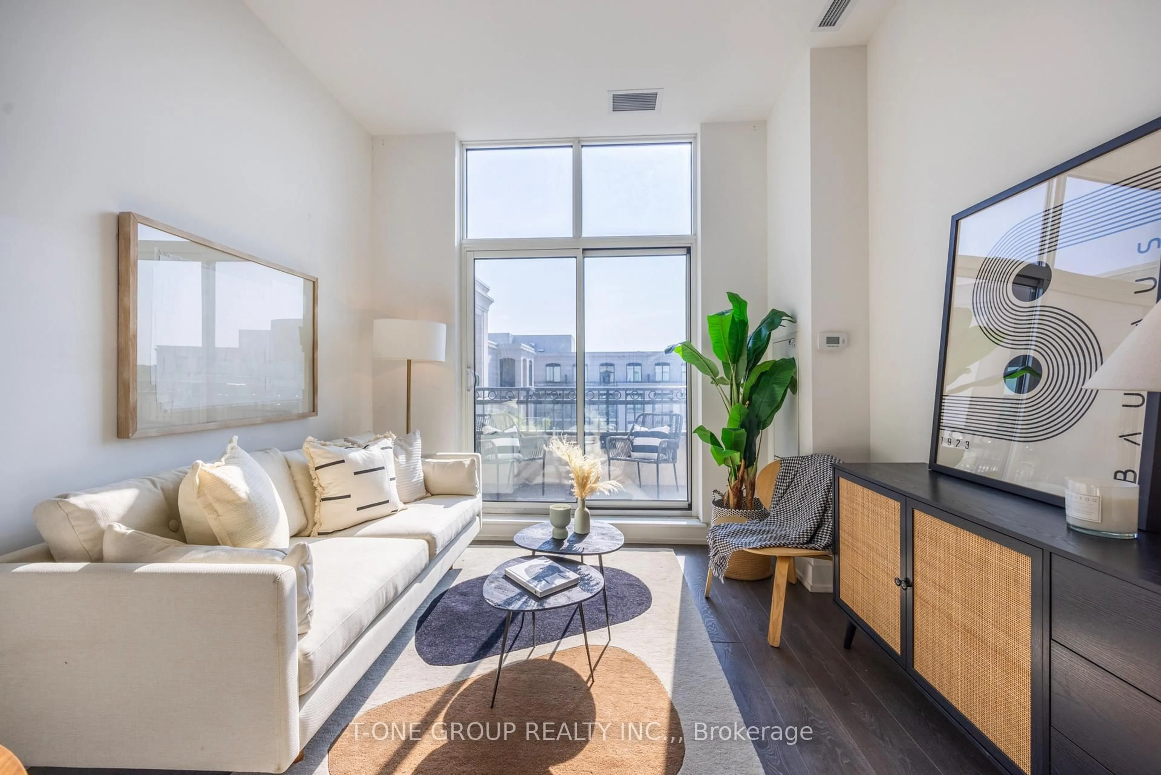 Living room with furniture, unknown for 278 Buchanan Dr #920E, Markham Ontario L3R 6J1