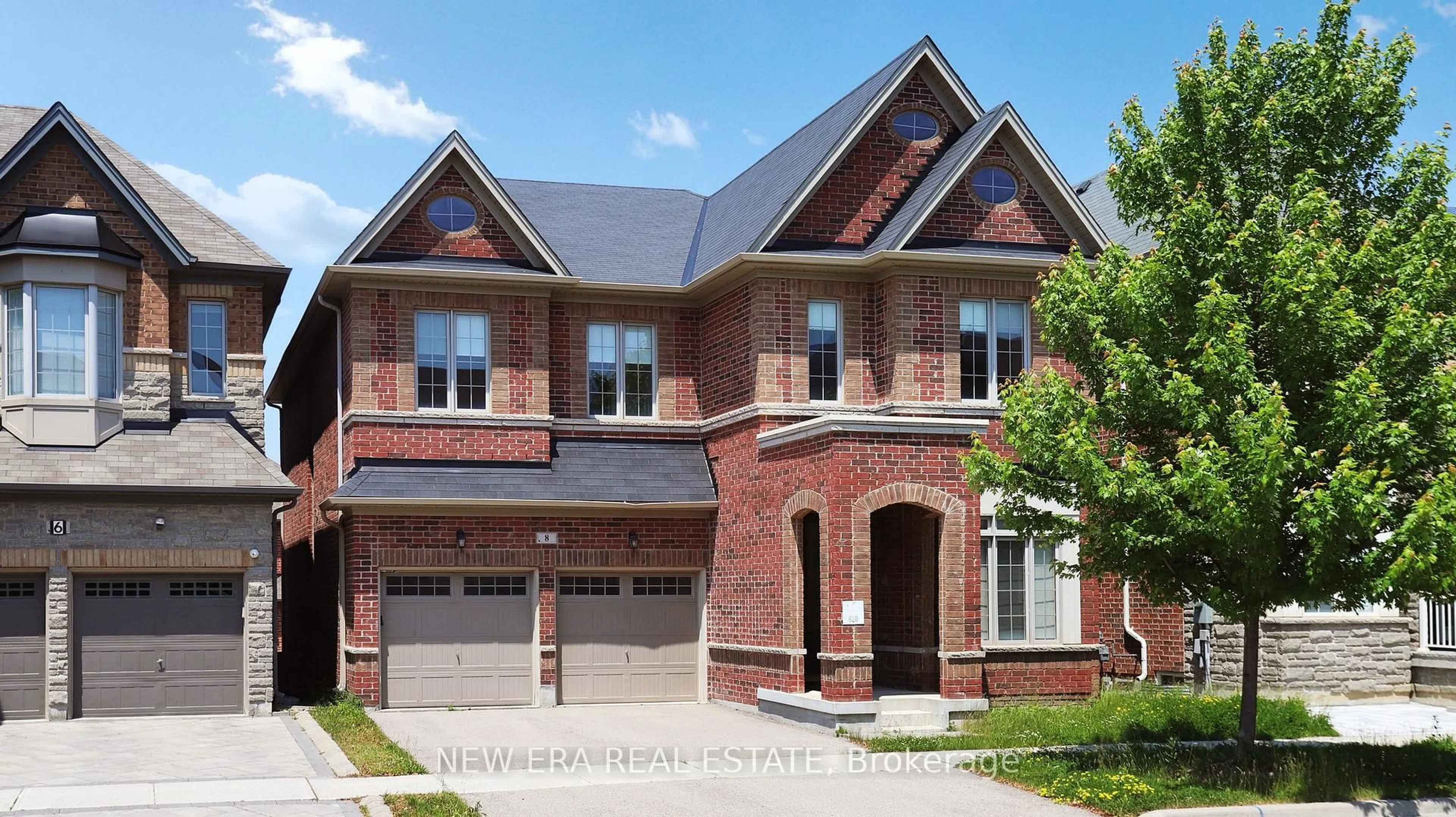 Home with brick exterior material, street for 8 Hubner Ave, Markham Ontario L6C 0S8