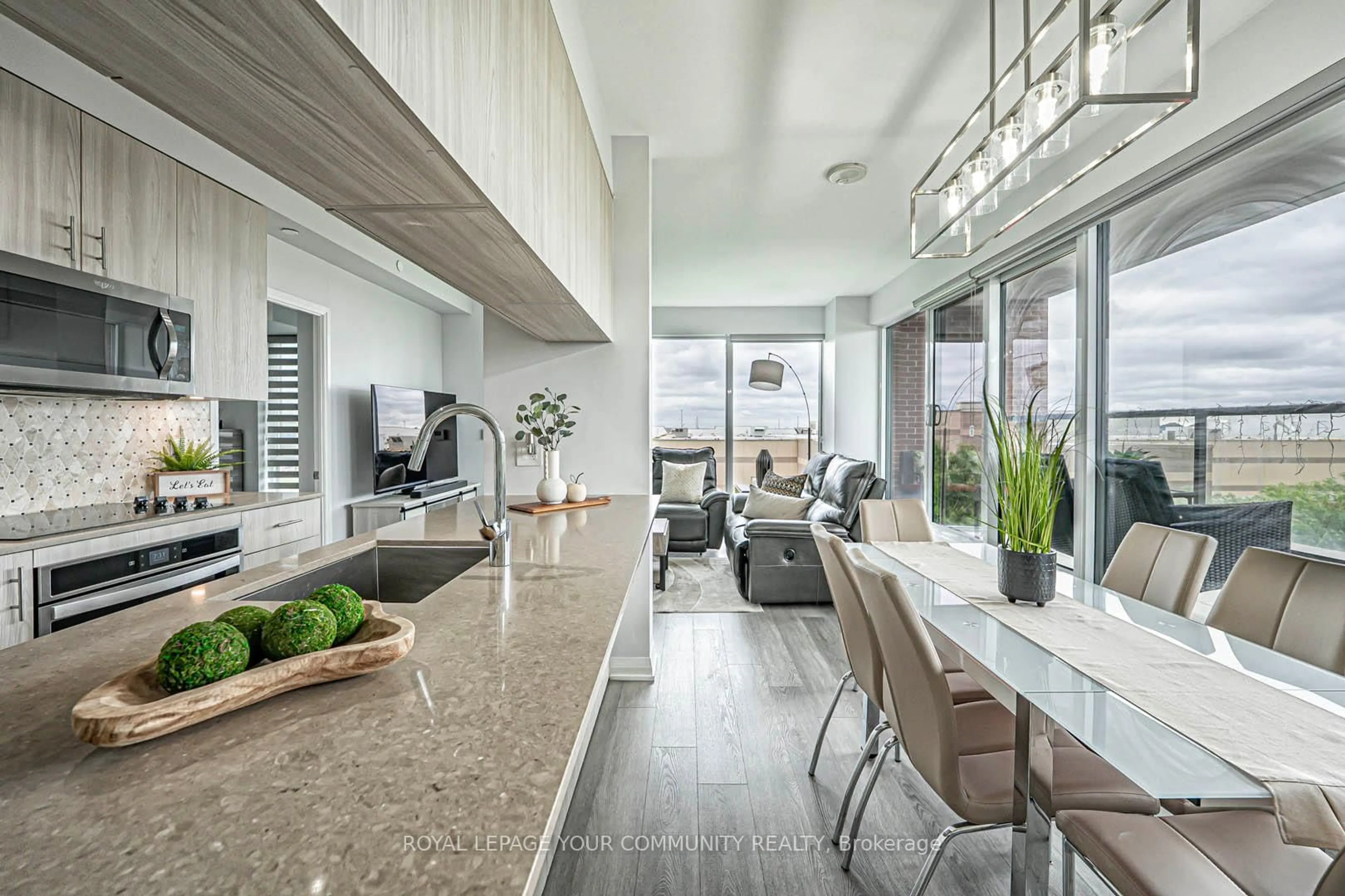 Open concept kitchen, unknown for 99 EAGLE ROCK Way #206, Vaughan Ontario L6A 5A7