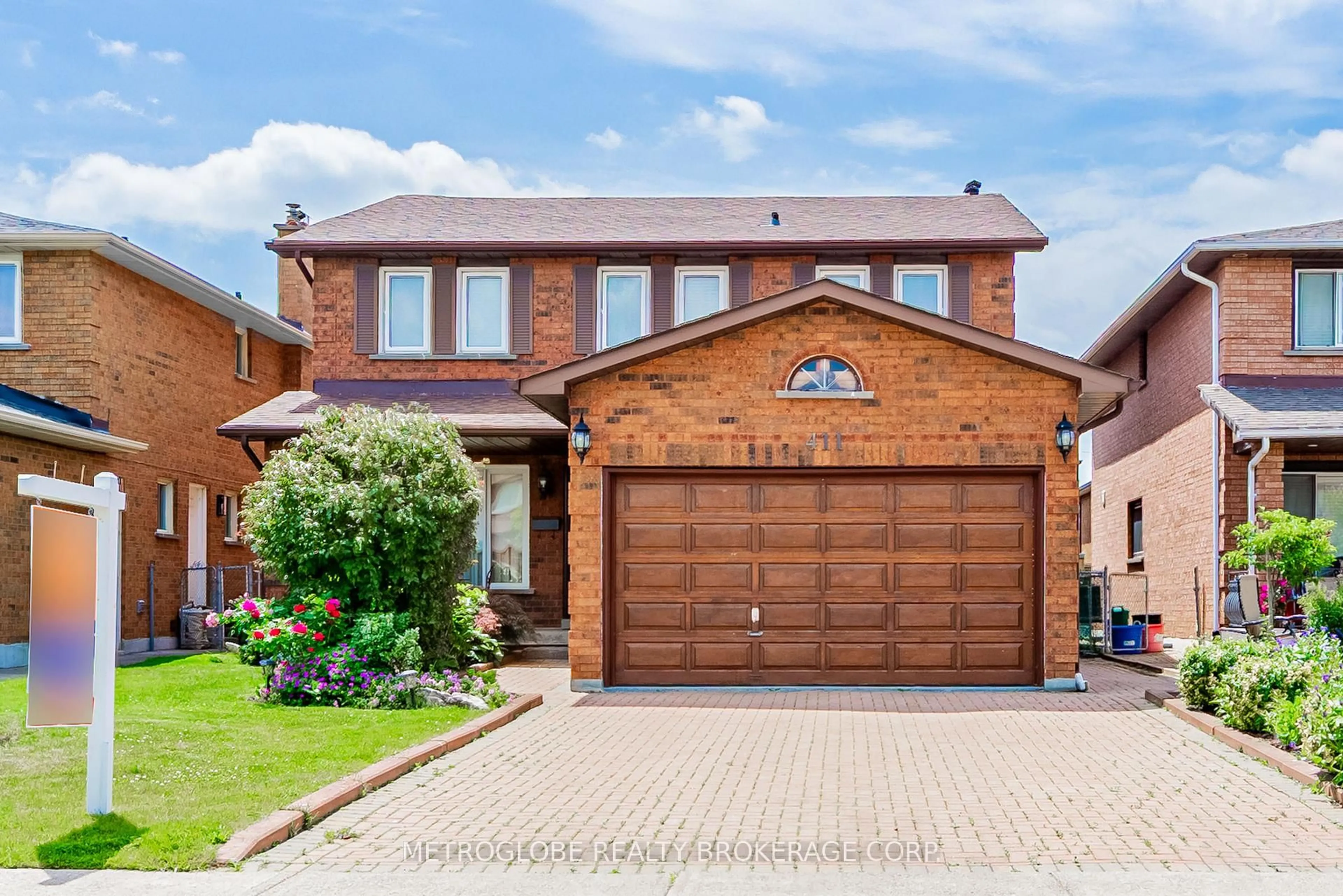 Home with brick exterior material, street for 411 Forest Dr, Vaughan Ontario L4L 6M9