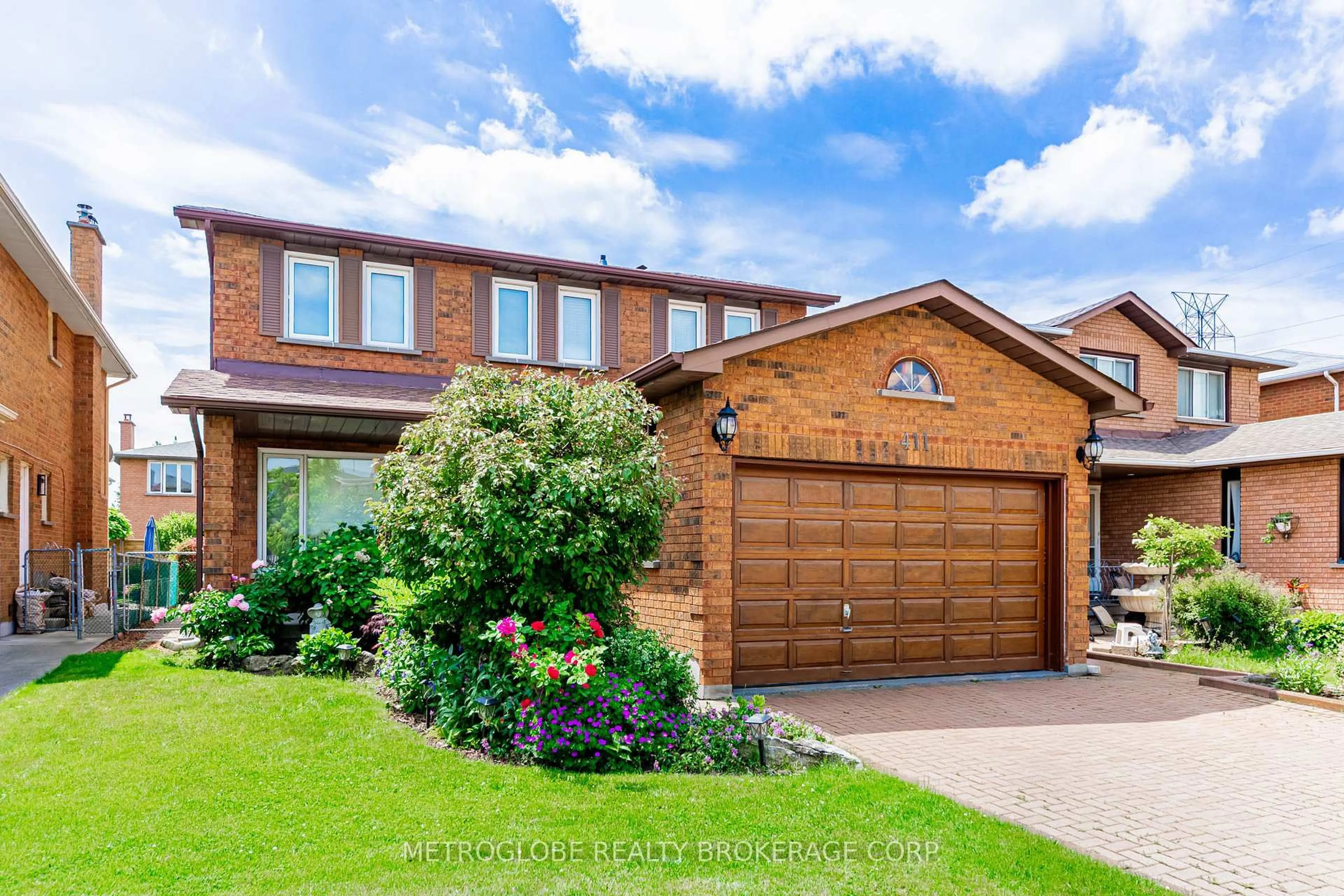 Home with brick exterior material, street for 411 Forest Dr, Vaughan Ontario L4L 6M9