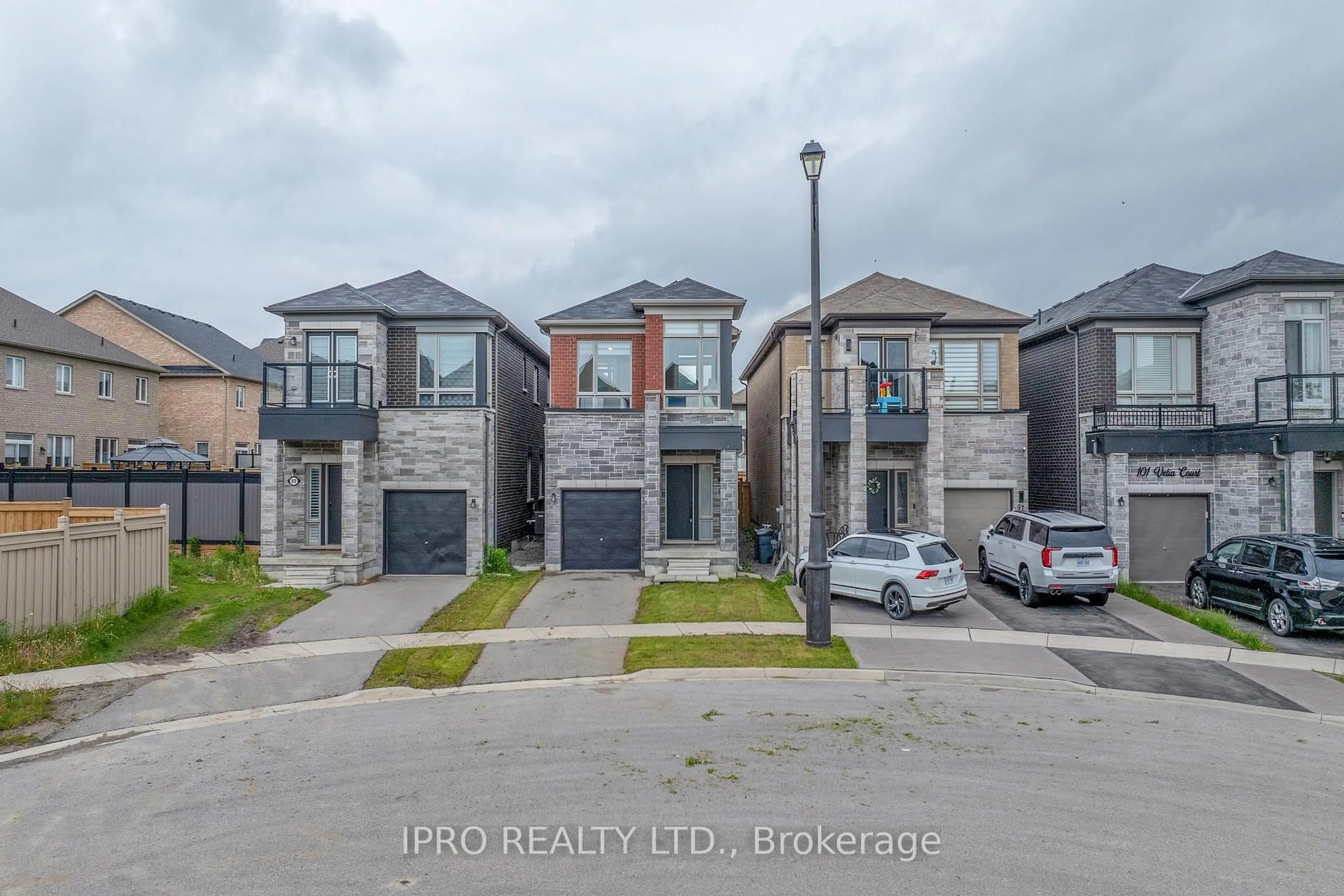 Home with brick exterior material, street for 93 Velia Crt, Vaughan Ontario L4H 4S5
