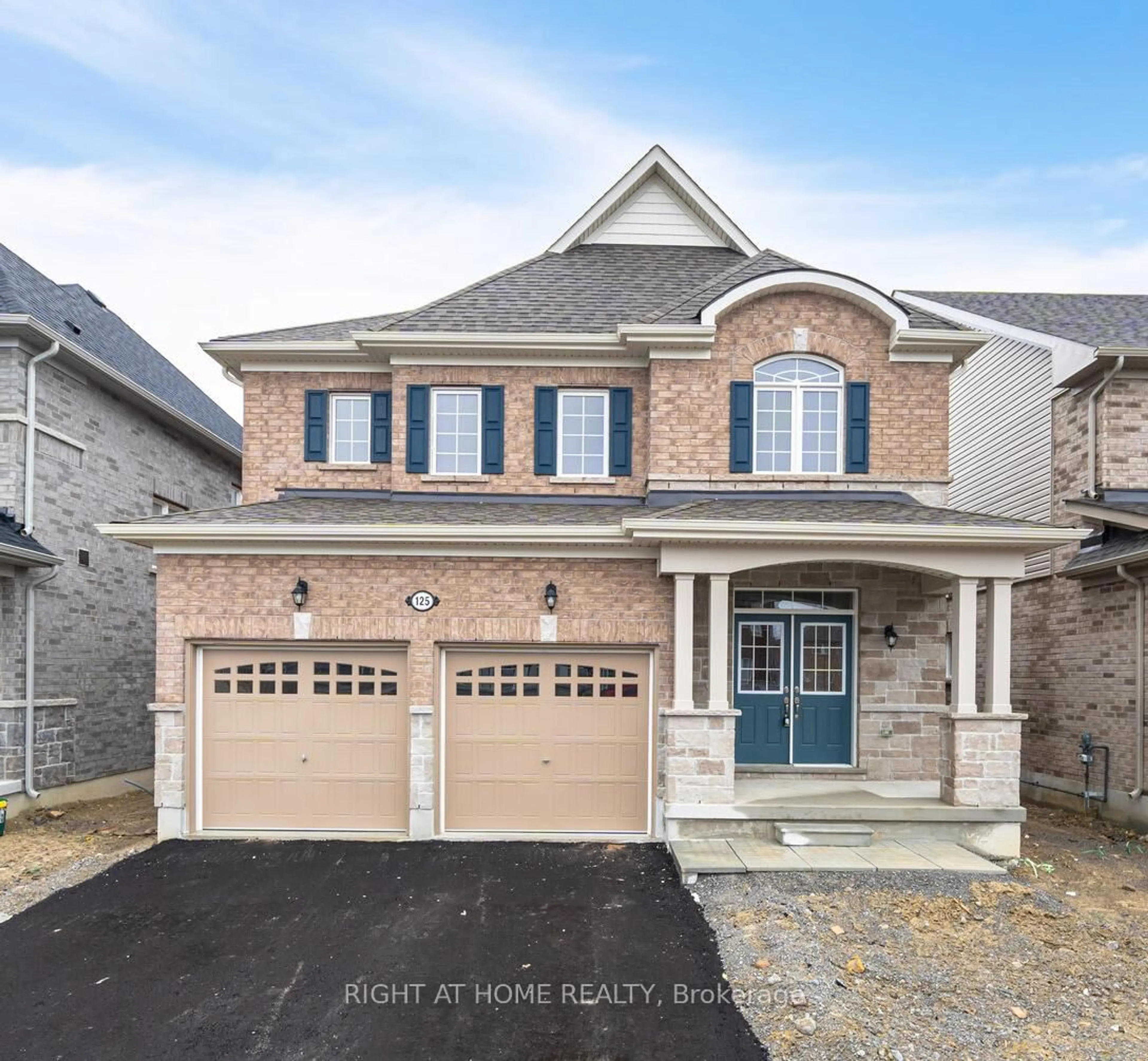 Home with brick exterior material, street for 125 Cliff Thompson Crt, Georgina Ontario L0E 1R0