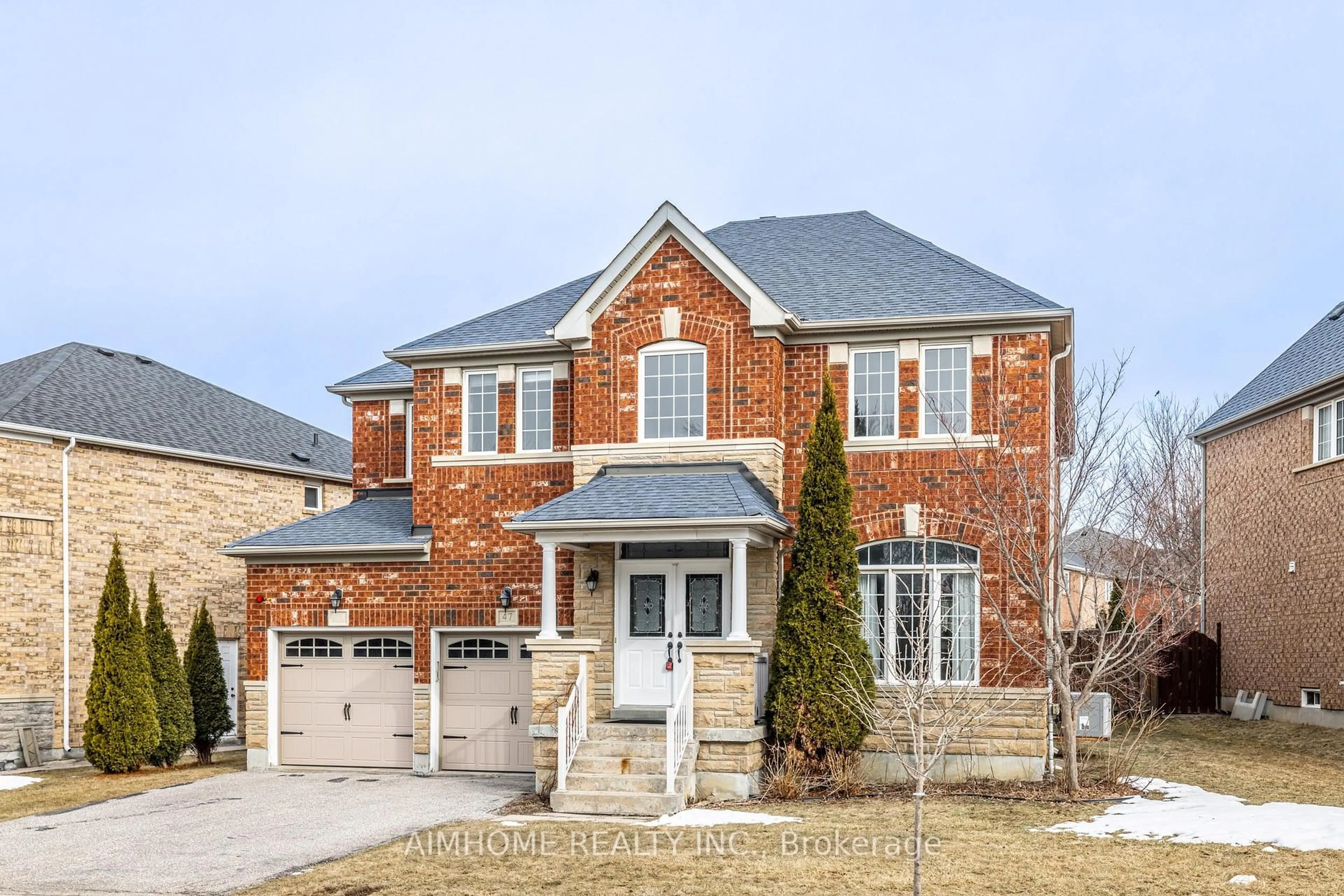 Home with brick exterior material, street for 47 Golden Meadow Dr, Markham Ontario L6E 1E4