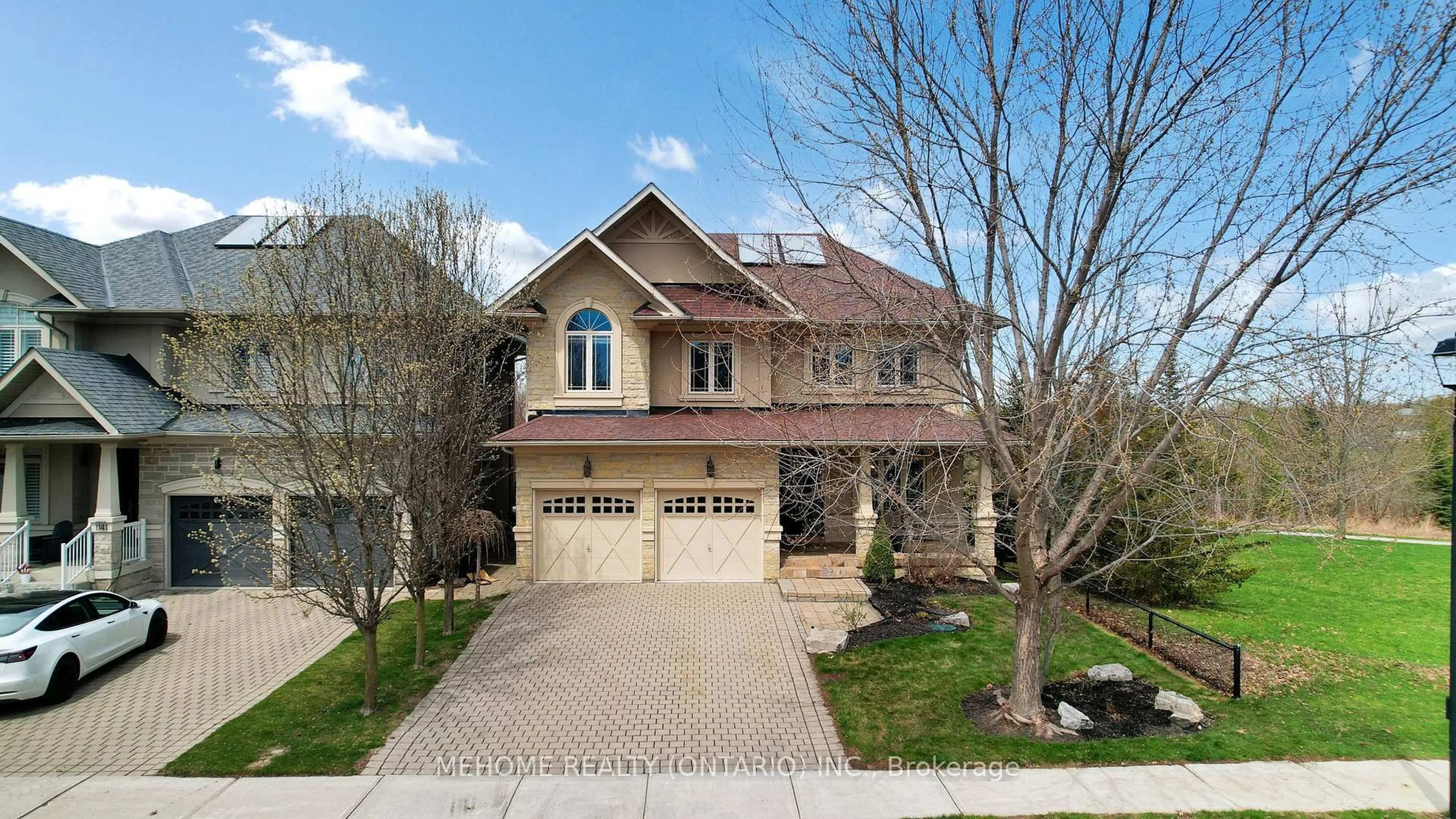 Home with brick exterior material, street for 1143 Quaker Tr, Newmarket Ontario L3X 3E2
