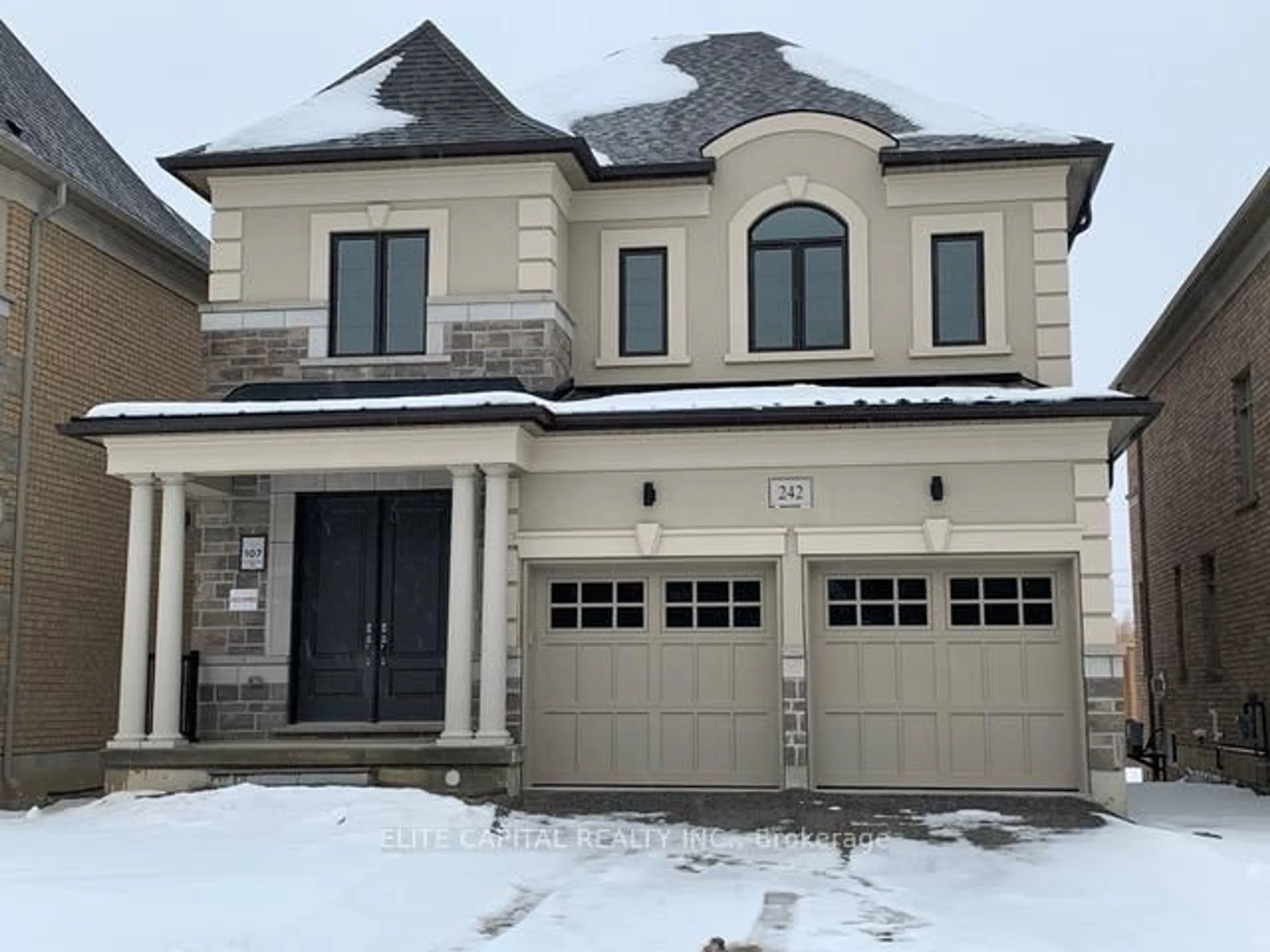 Home with brick exterior material, street for 242 Touch Gold Cres, Aurora Ontario L4G 3X5