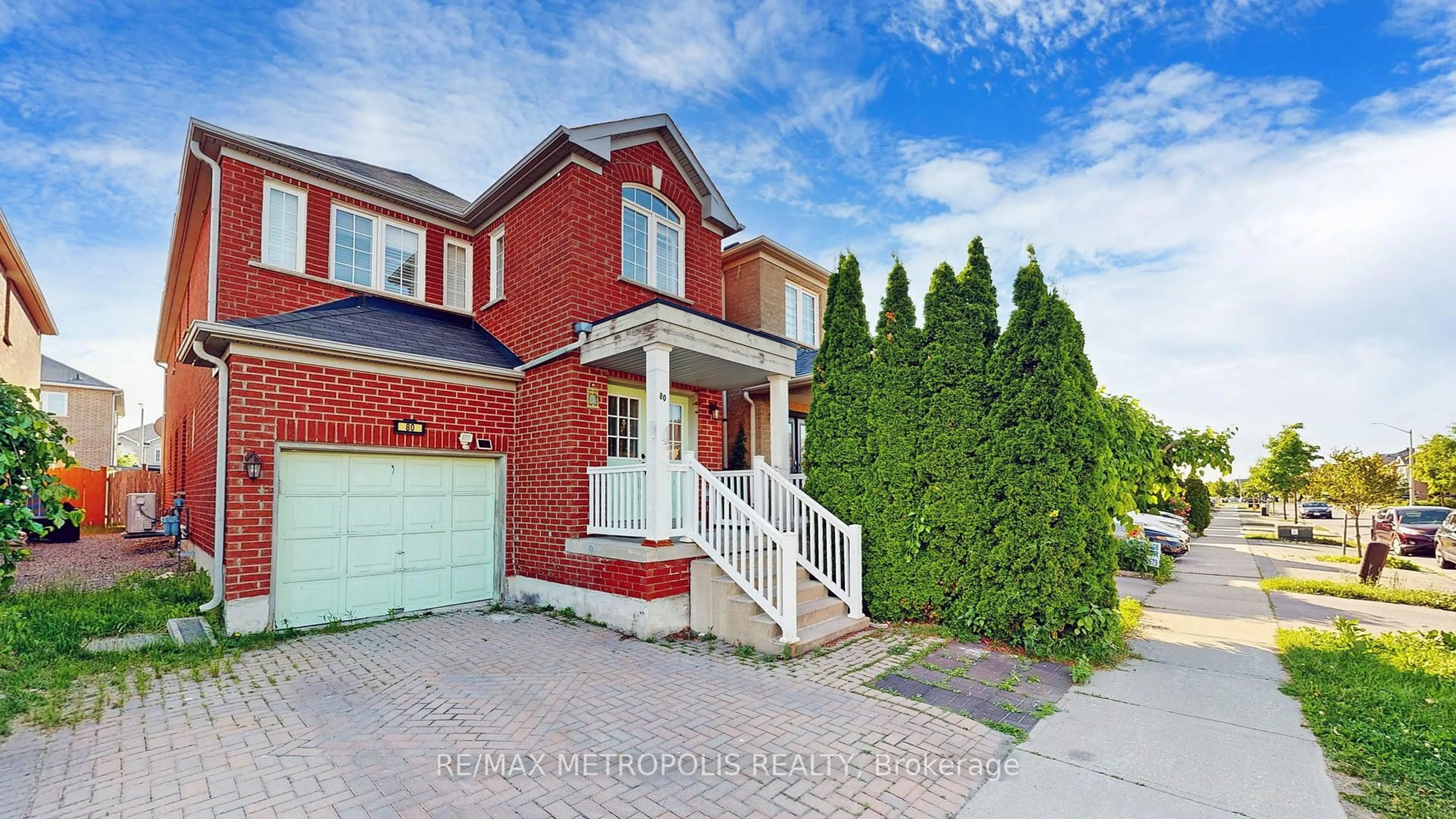 Home with brick exterior material, street for 80 Charles Brown Rd, Markham Ontario L3S 4V4
