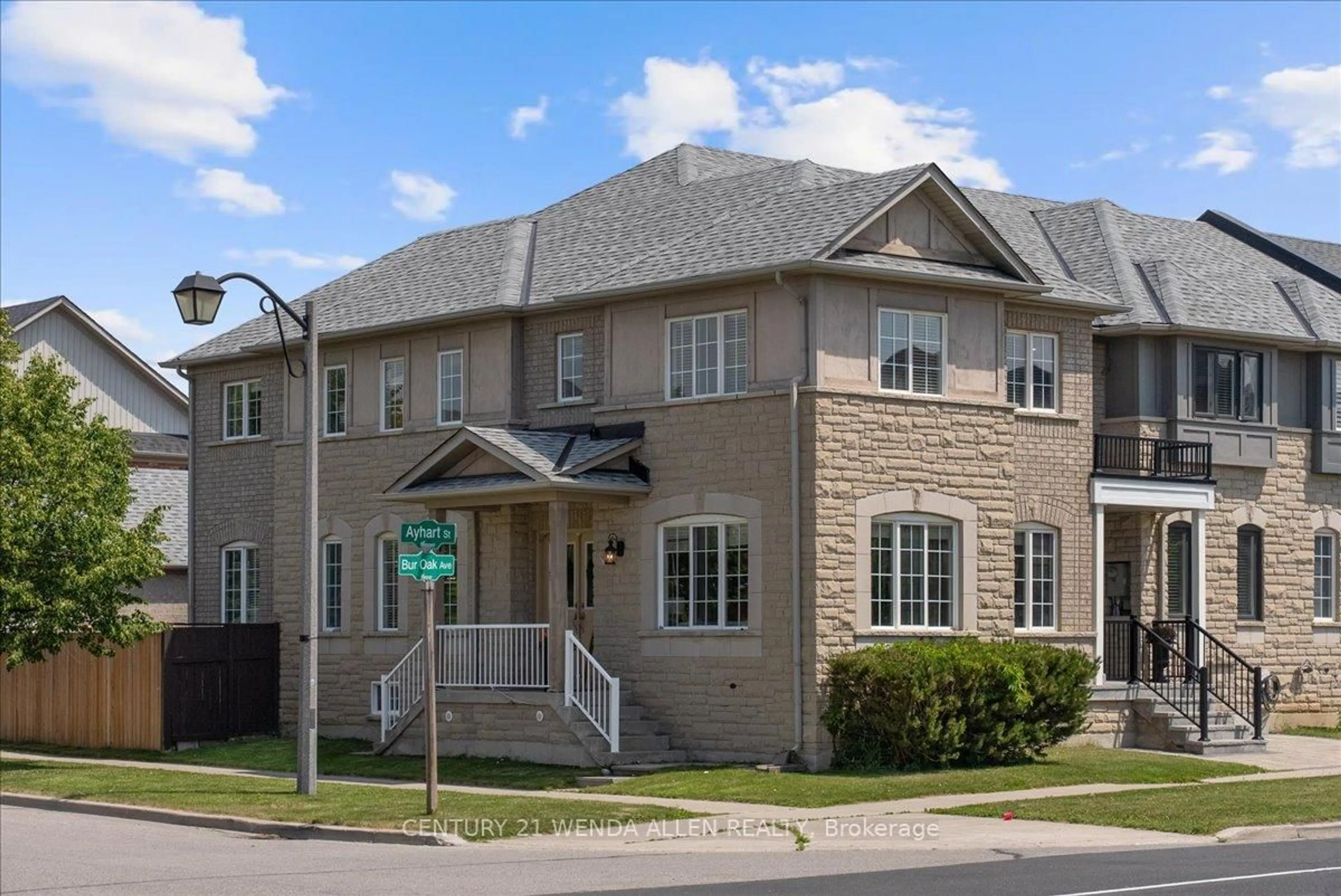 Home with brick exterior material, street for 1 Ayhart St, Markham Ontario L6E 1H7