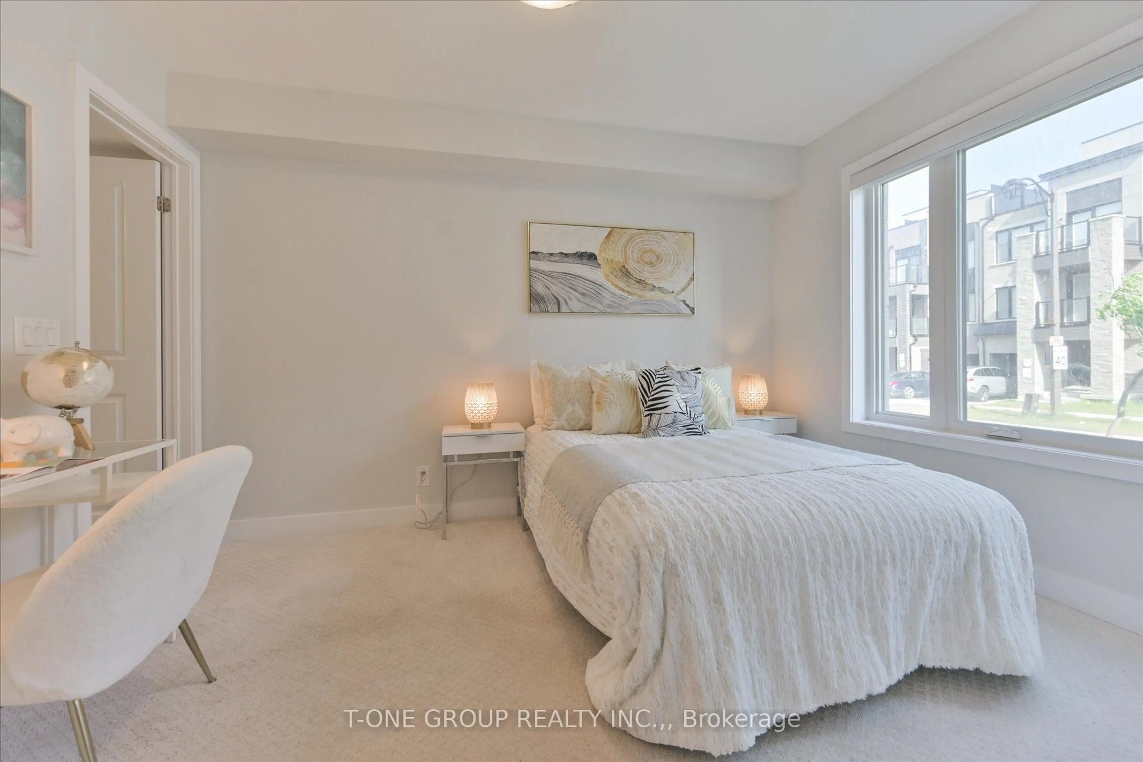 Bedroom with bed, unknown for 29 William Shearn Cres, Markham Ontario L6C 3J3