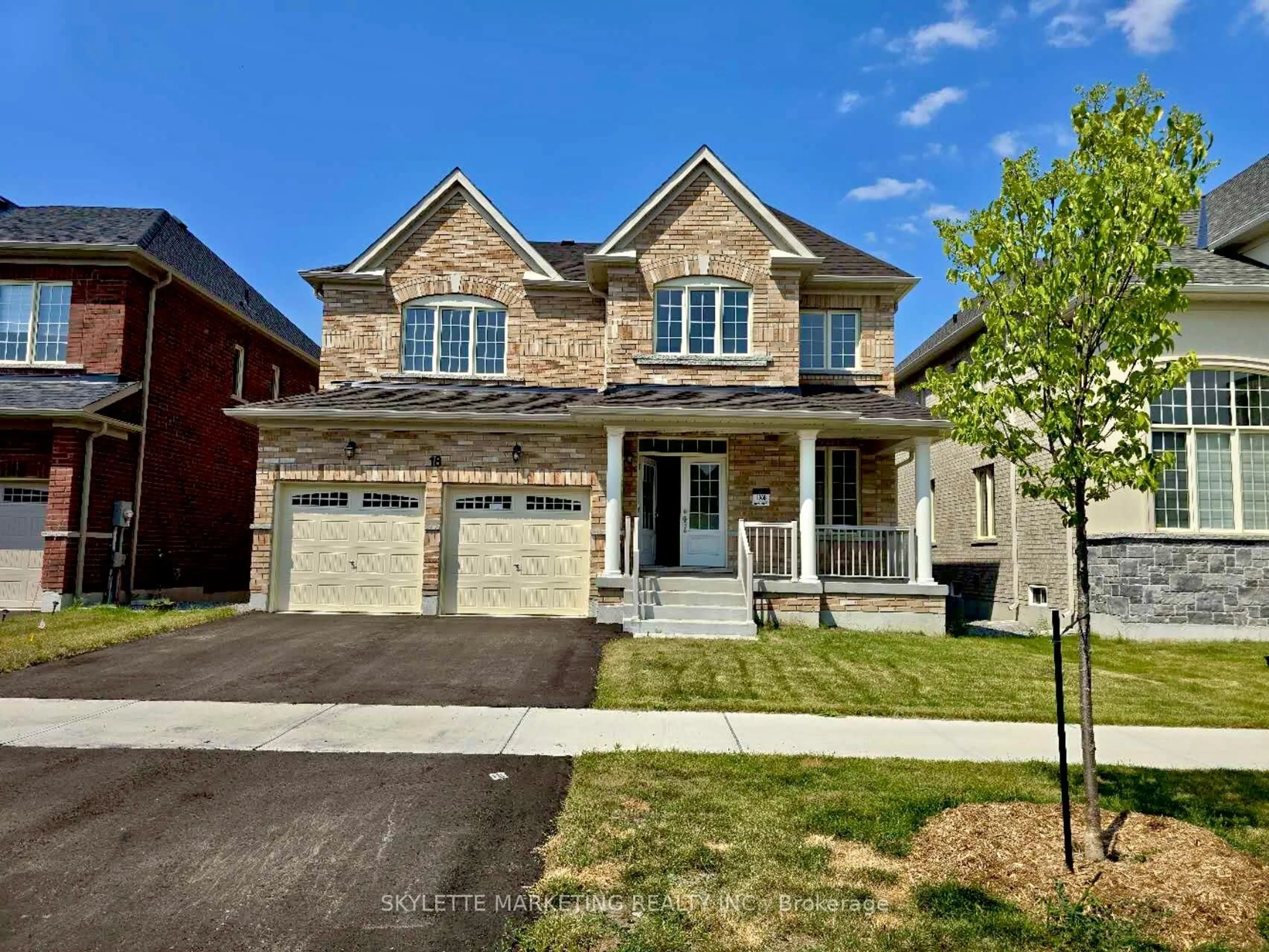 Home with brick exterior material, street for 18 Father Muckle Ave, Georgina Ontario L4P 0S4