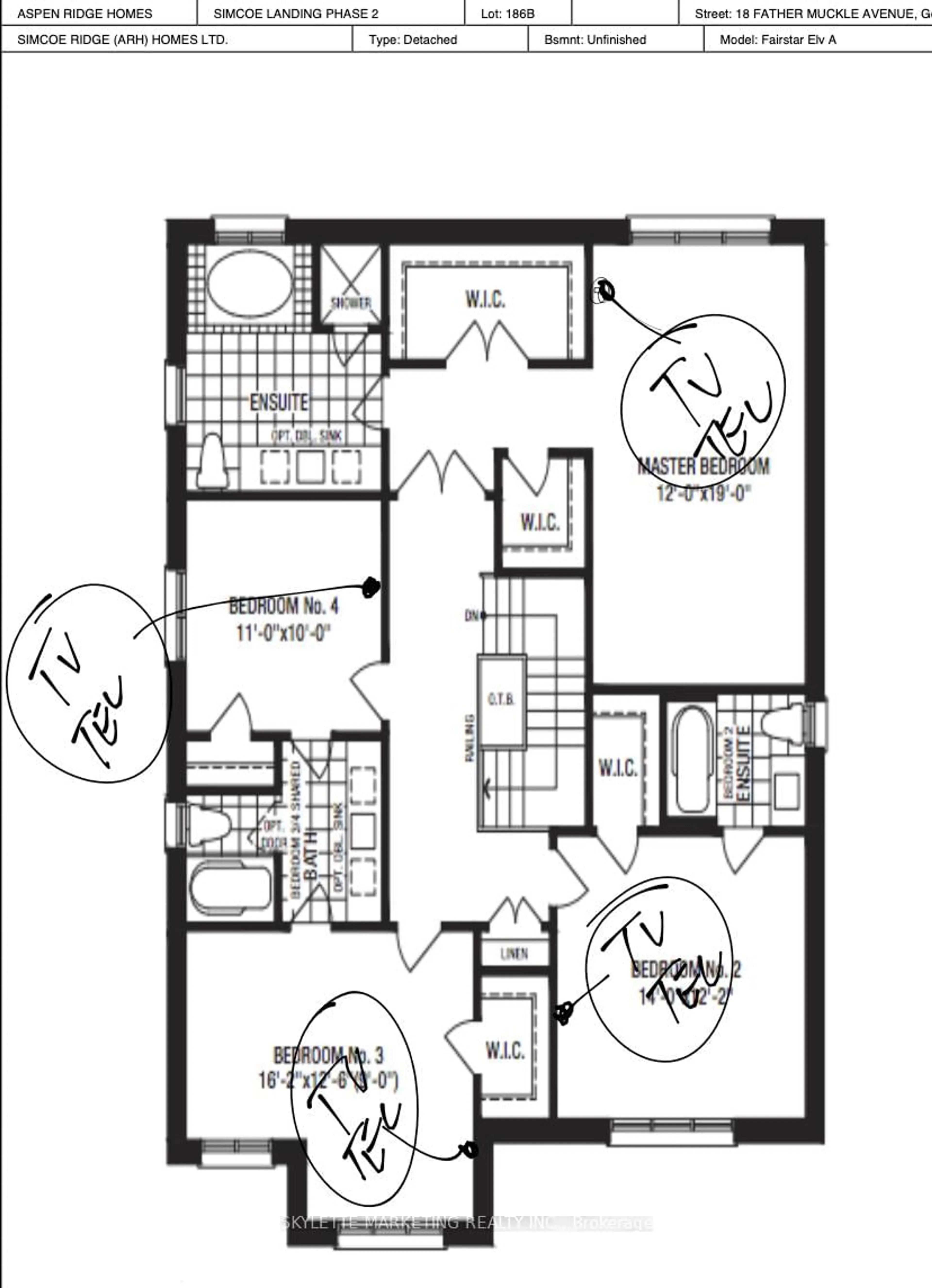 Floor plan for 18 Father Muckle Ave, Georgina Ontario L4P 0S4