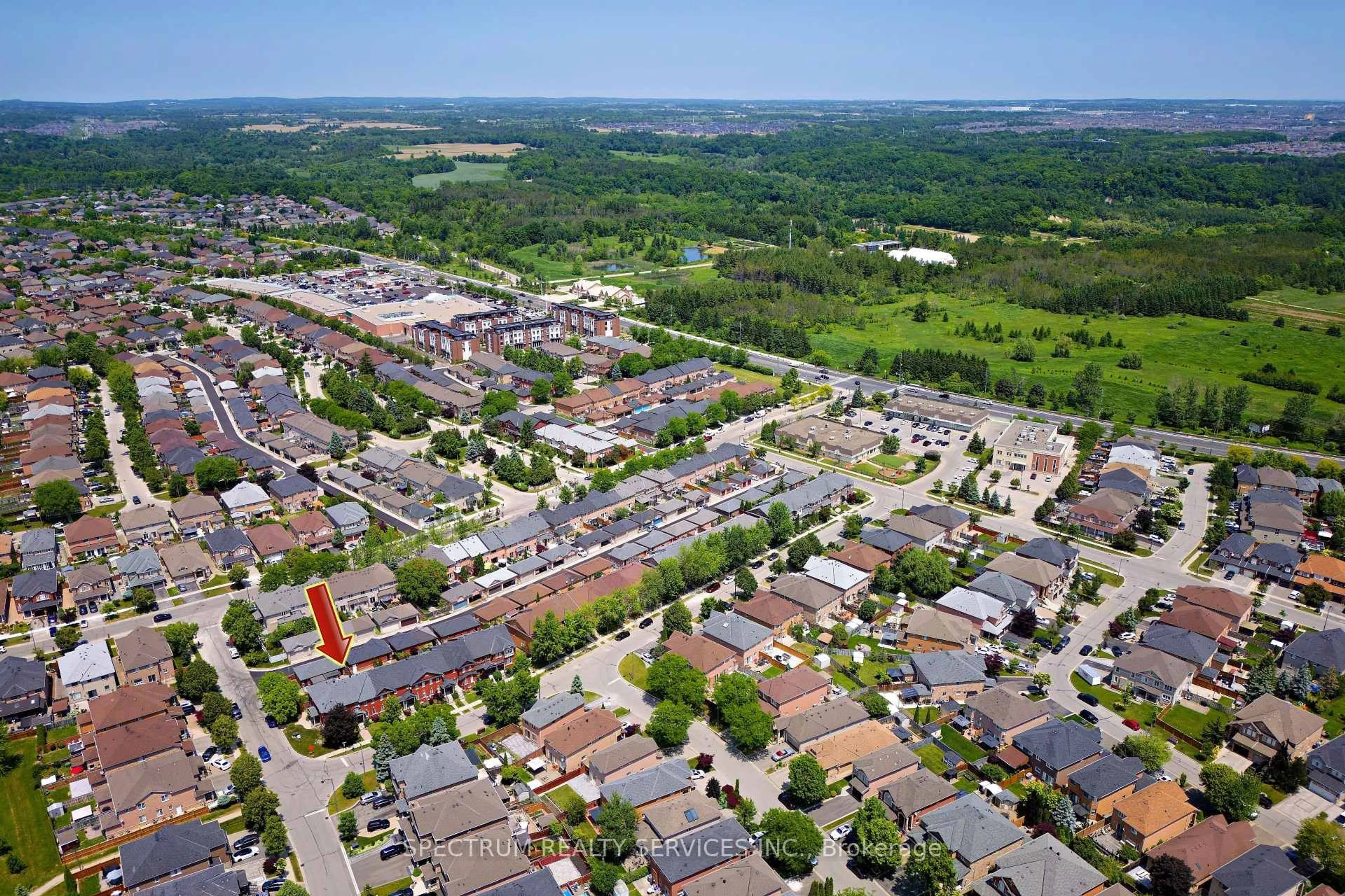 A pic from outside/outdoor area/front of a property/back of a property/a pic from drone, street for 66 Decoroso Dr, Vaughan Ontario L4H 1N1