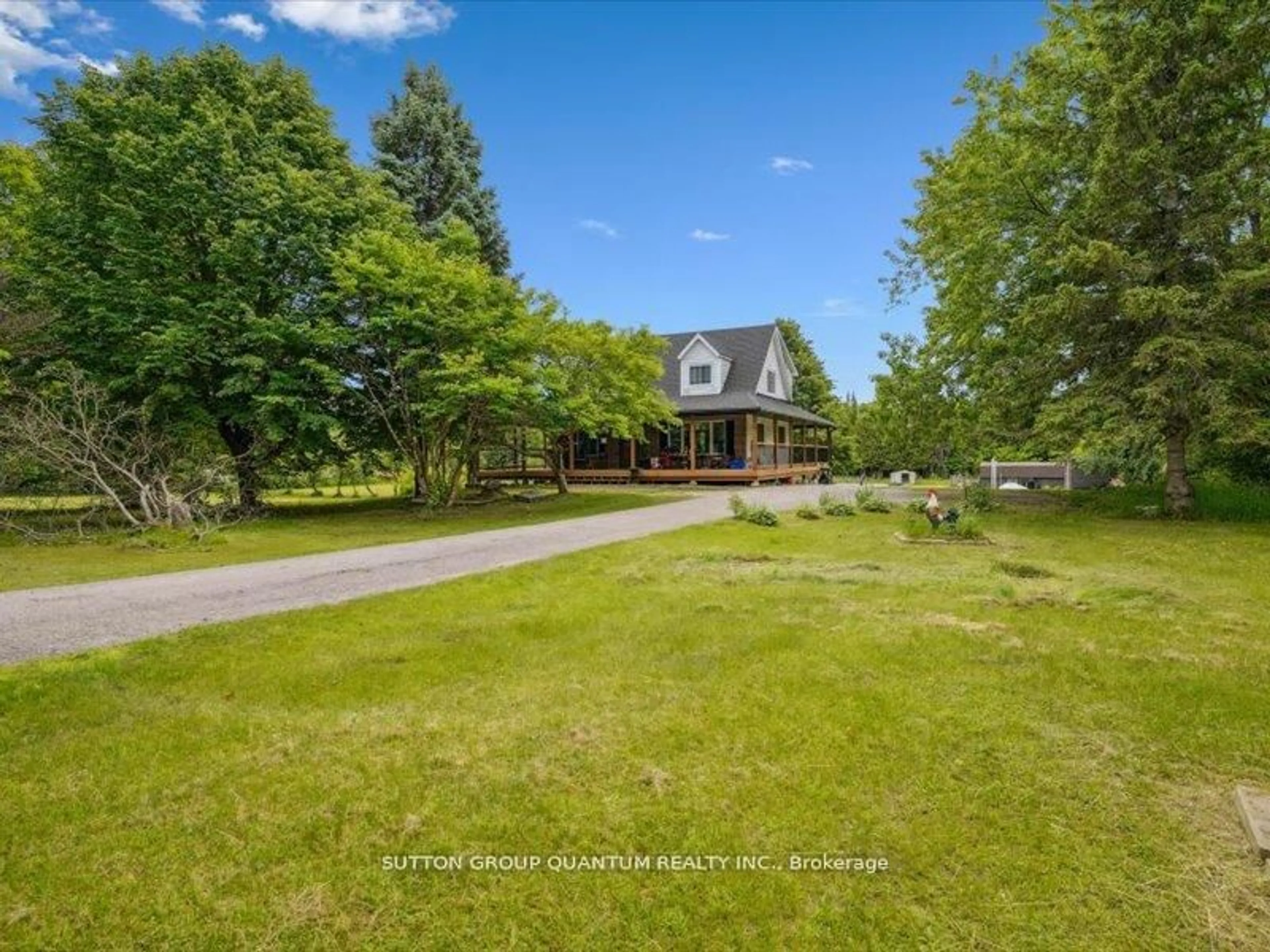A pic from outside/outdoor area/front of a property/back of a property/a pic from drone, water/lake/river/ocean view for 12700 Highway 12, Brock Ontario L0C 1H0