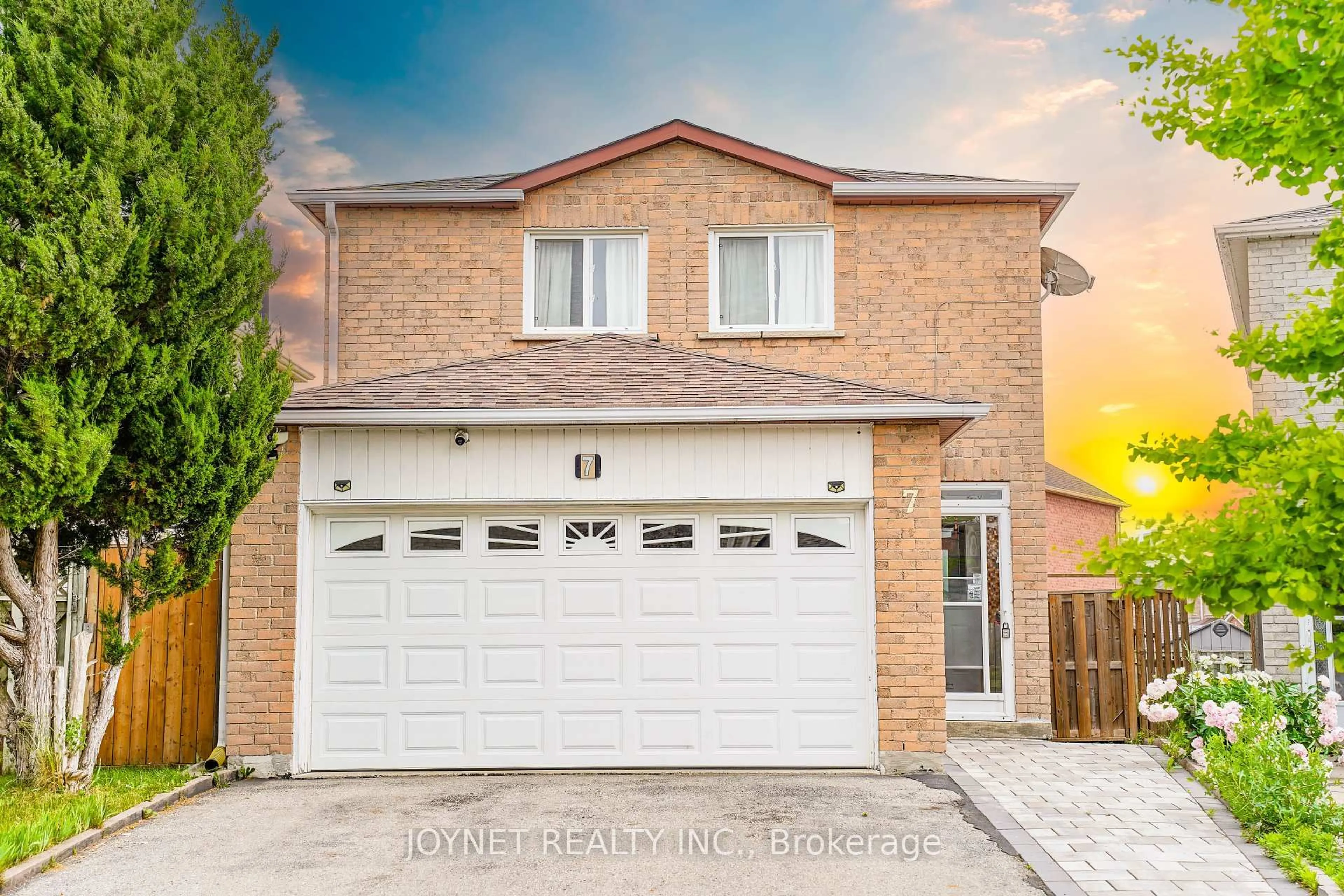 Home with brick exterior material, street for 7 Jaffray Rd, Markham Ontario L3S 1G8