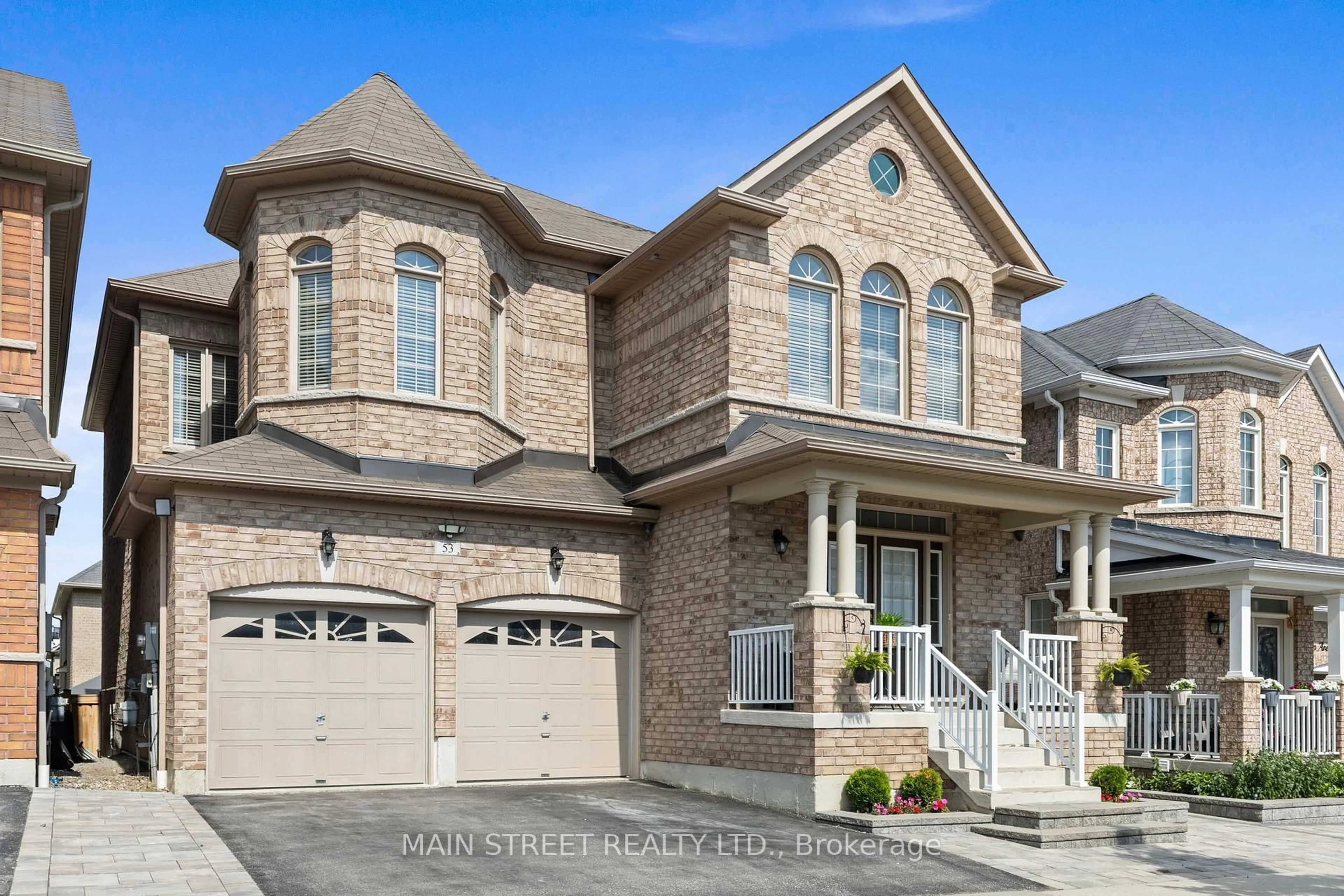 Home with brick exterior material, street for 53 Philip Brown Ave, Whitchurch-Stouffville Ontario L4A 1S7
