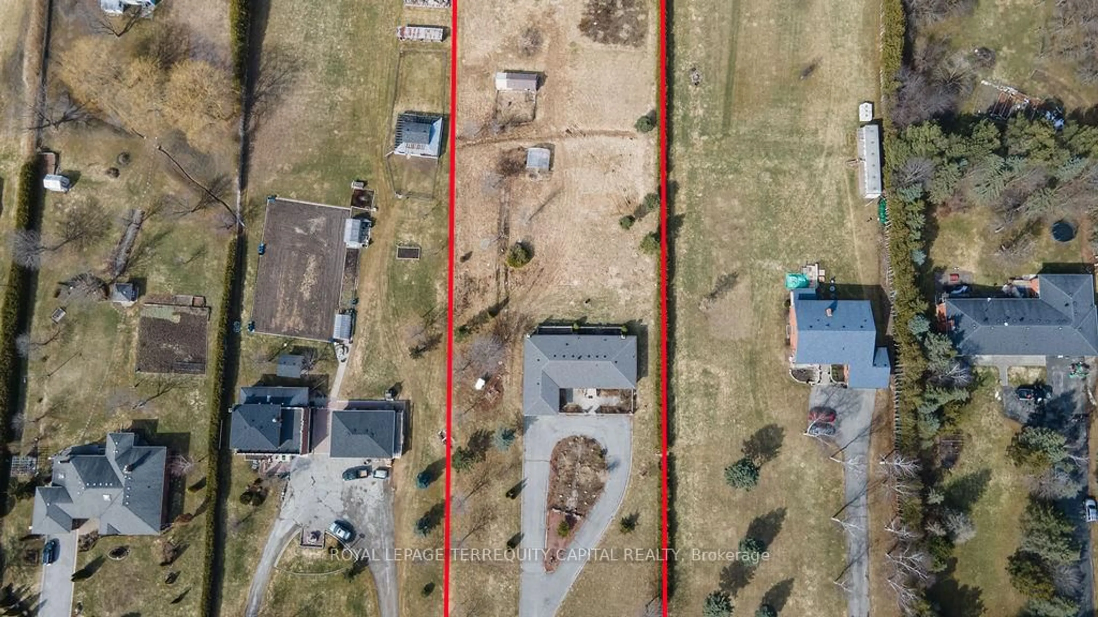 A pic from outside/outdoor area/front of a property/back of a property/a pic from drone, building for 2104 St John's Side Rd, Whitchurch-Stouffville Ontario L4A 2P3