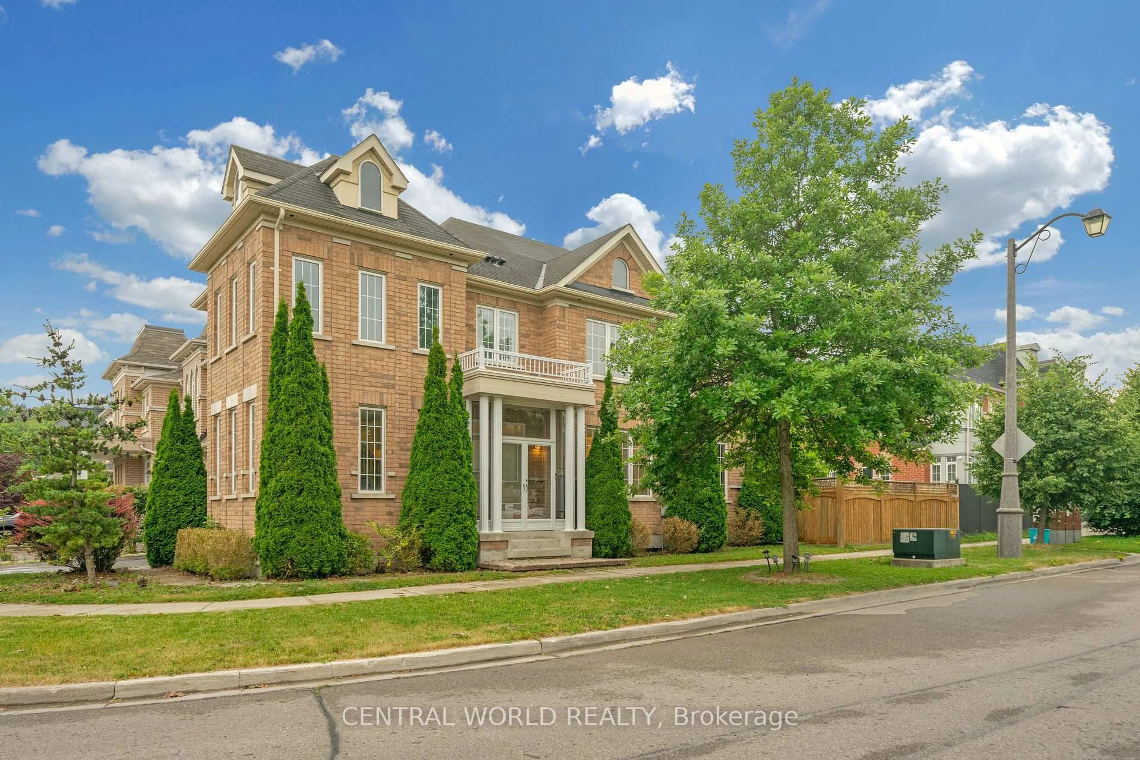 Home with brick exterior material, street for 49 Stonechurch Cres, Markham Ontario L6B 0J2