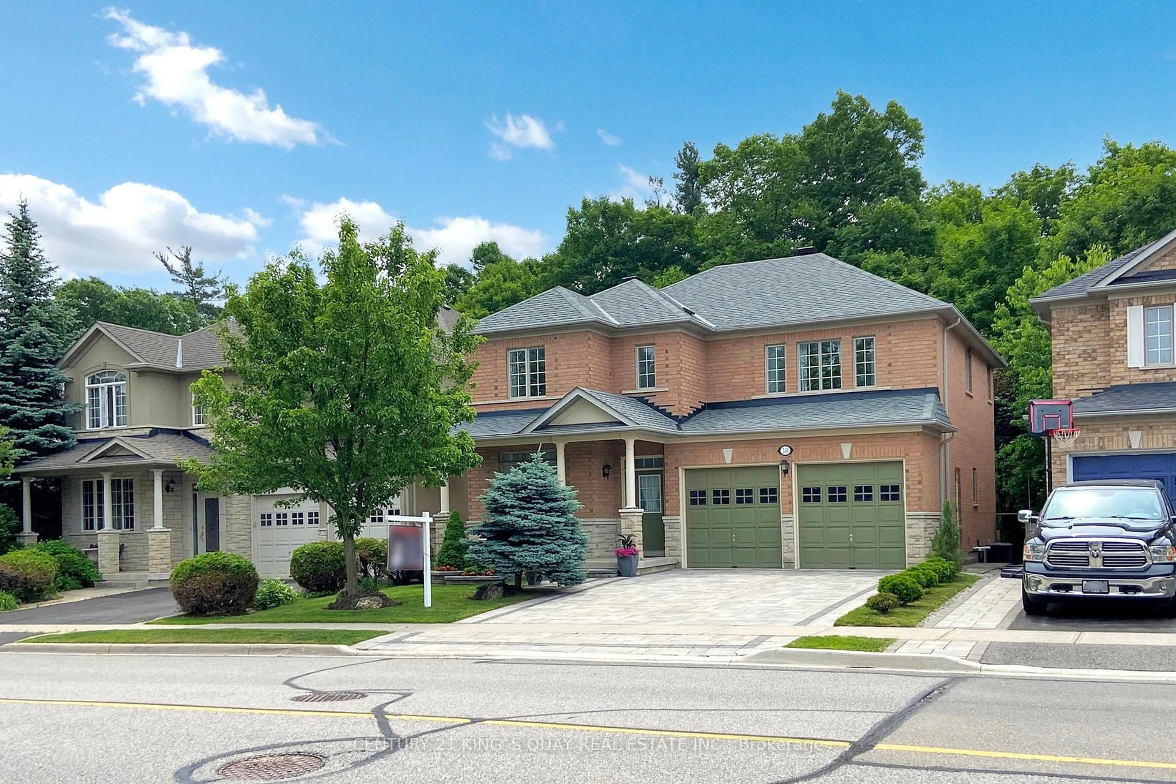 Home with brick exterior material, street for 241 Summeridge Dr, Vaughan Ontario L4J 8R7