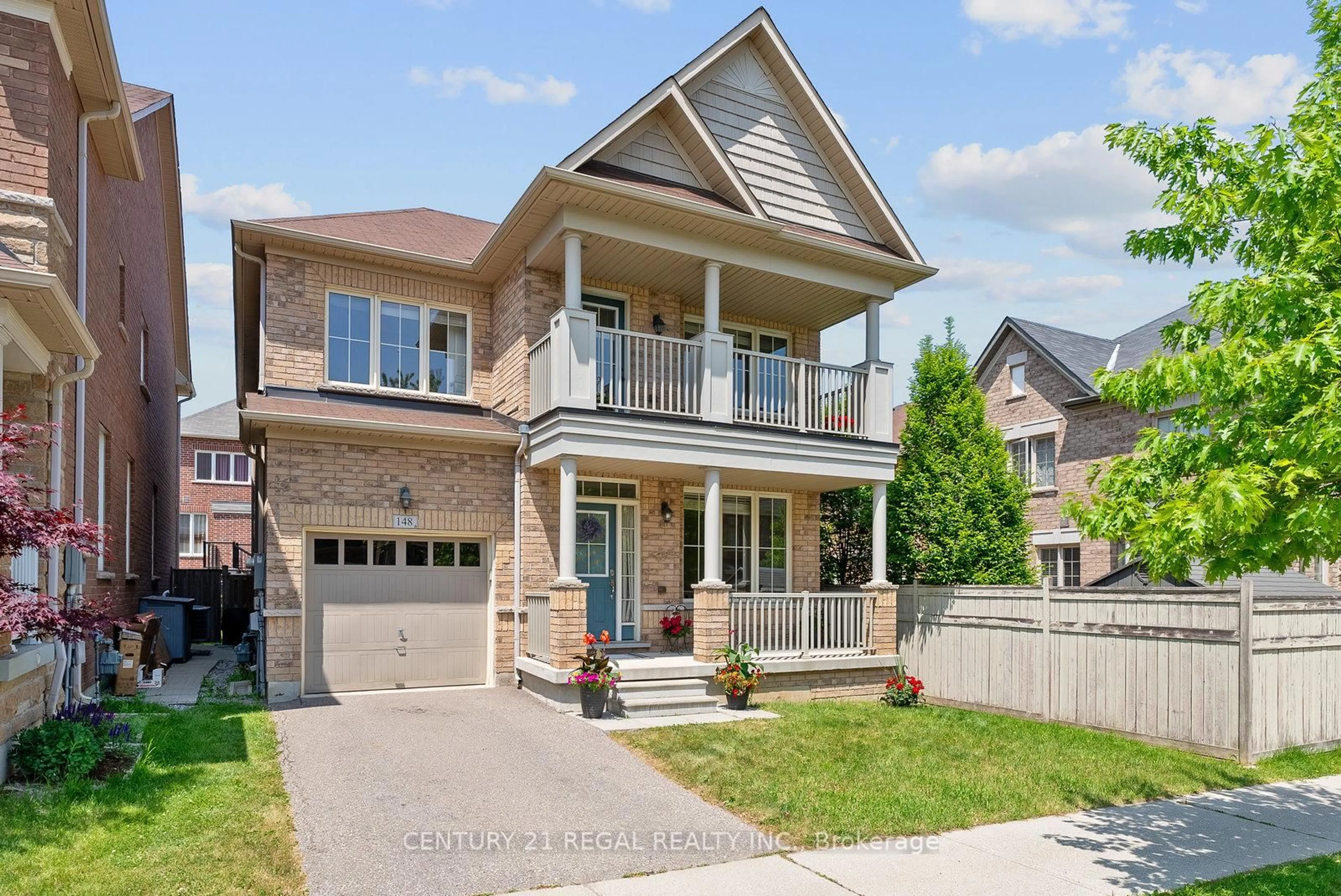 Home with brick exterior material, street for 148 Beckett Ave, Markham Ontario L6C 0P8