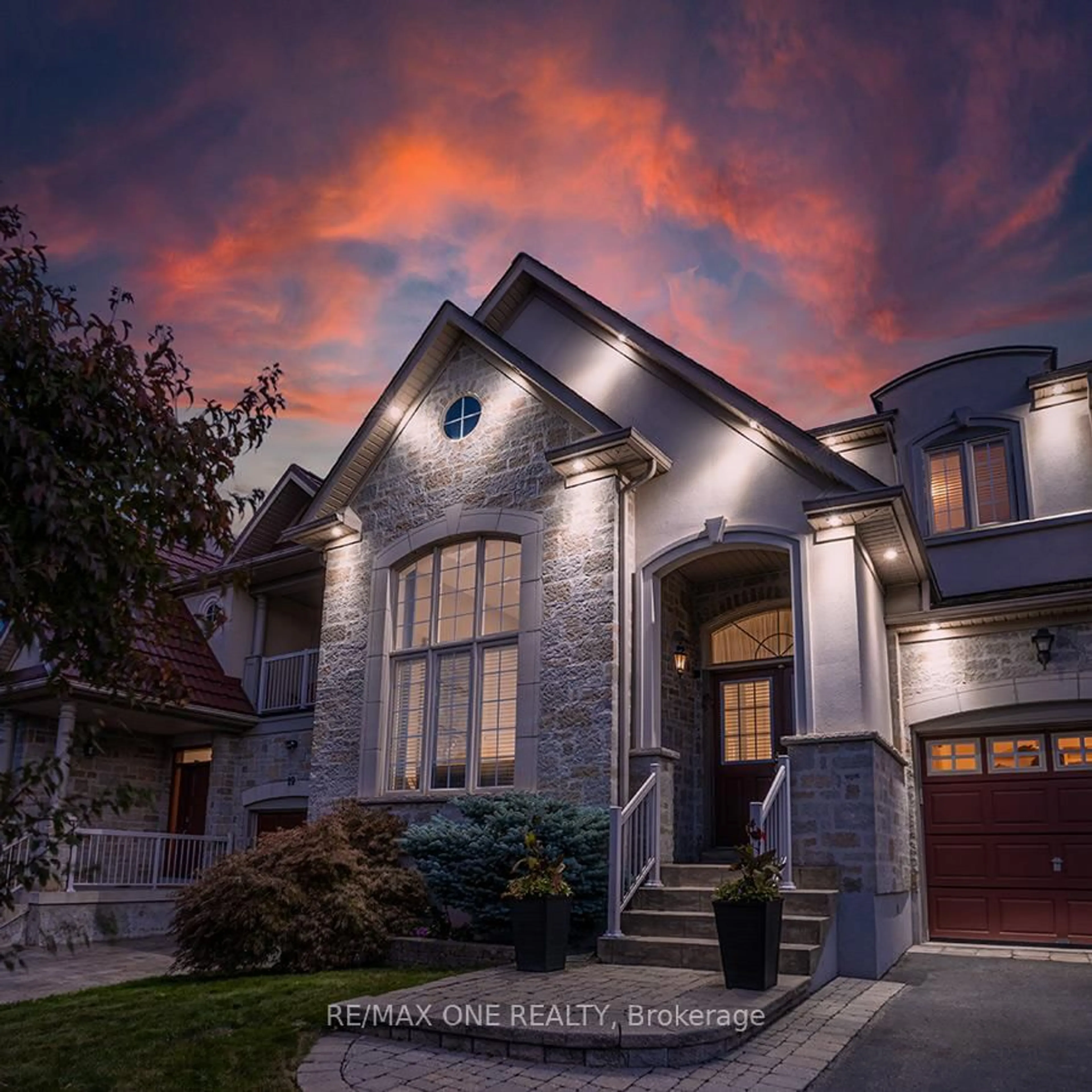 Home with brick exterior material, street for 15 Burgundy Tr, Vaughan Ontario L4J 8X5