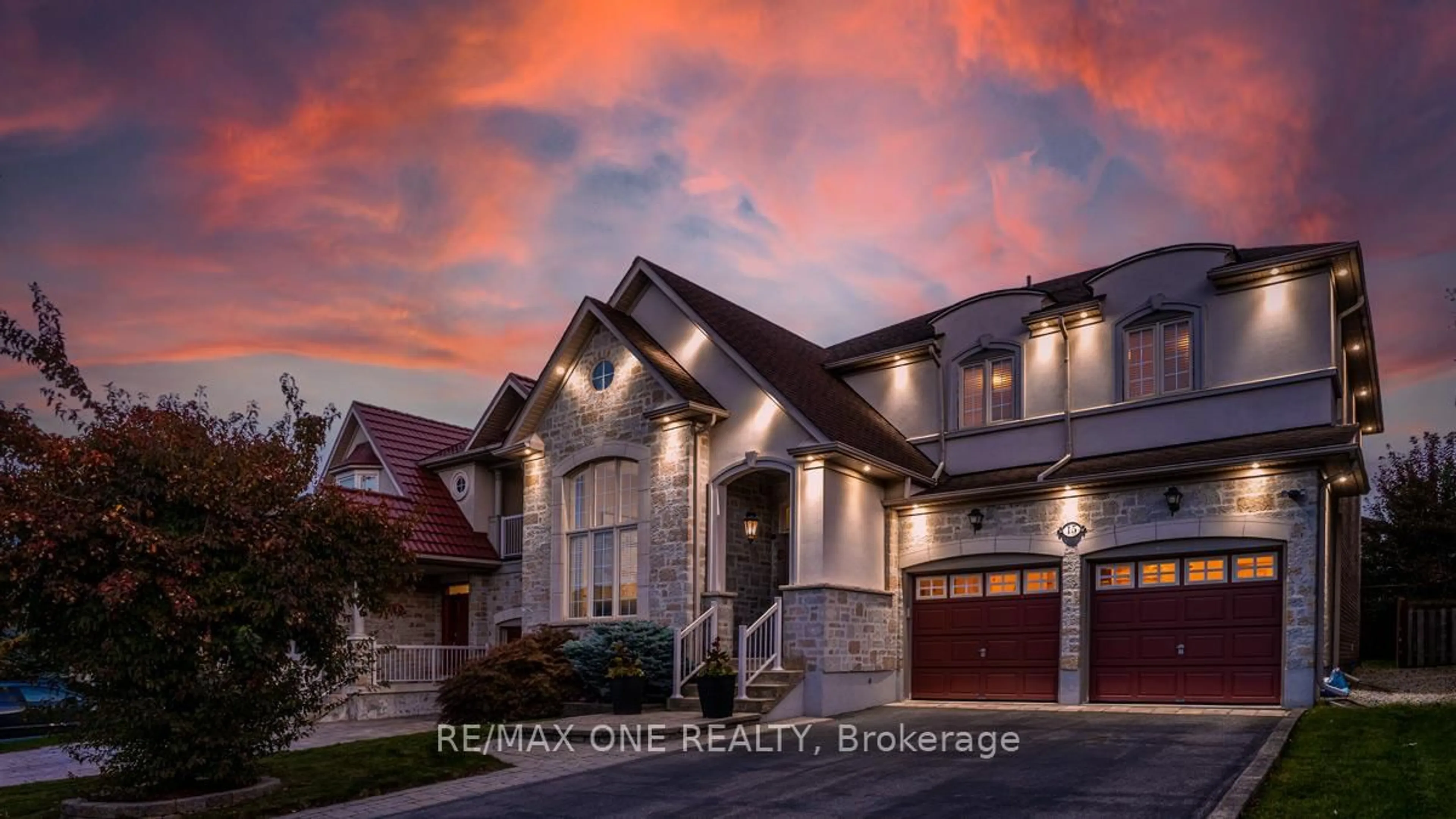 Home with brick exterior material, street for 15 Burgundy Tr, Vaughan Ontario L4J 8X5