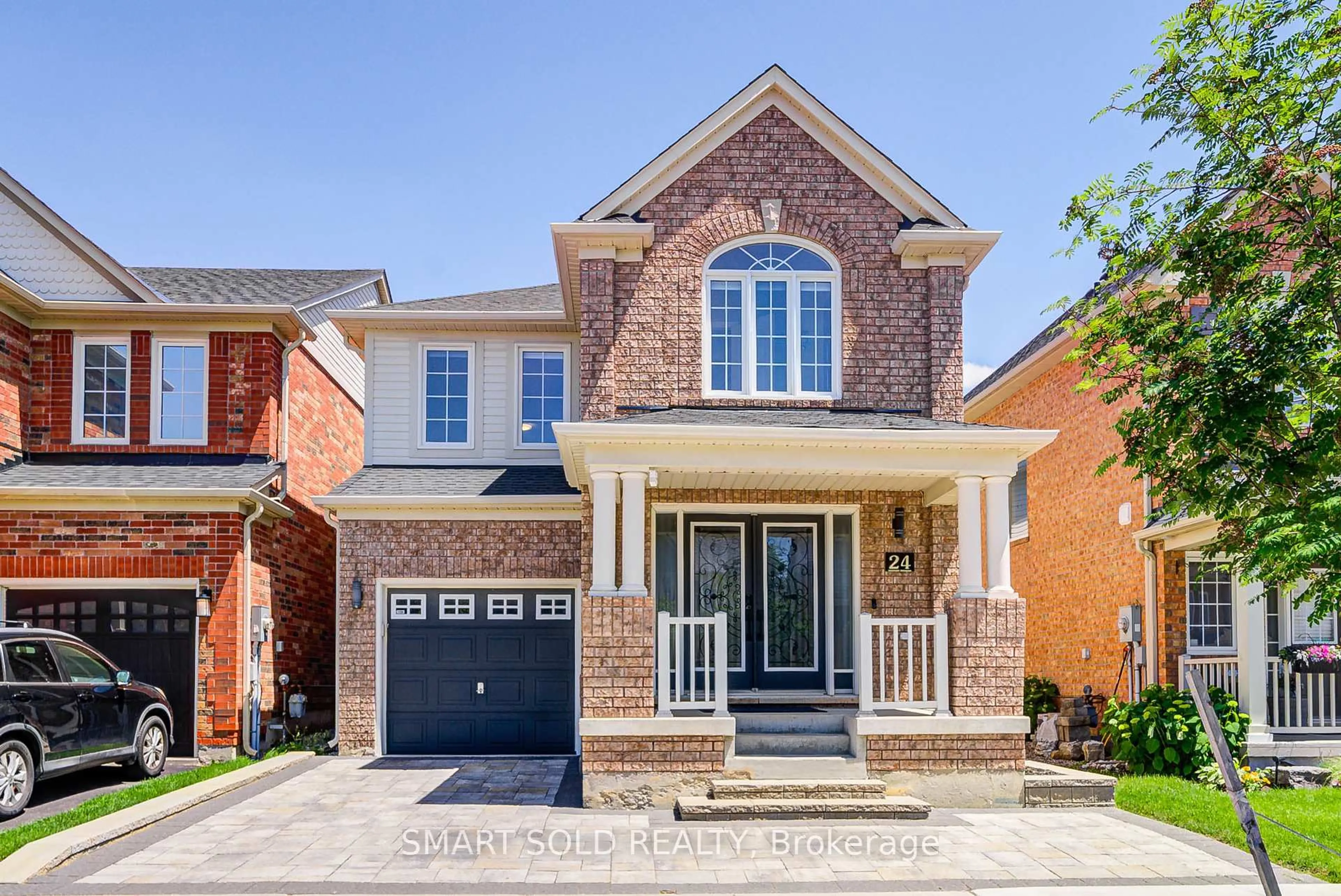 Home with brick exterior material, street for 24 Ken Laushway Ave, Whitchurch-Stouffville Ontario L4A 0H4