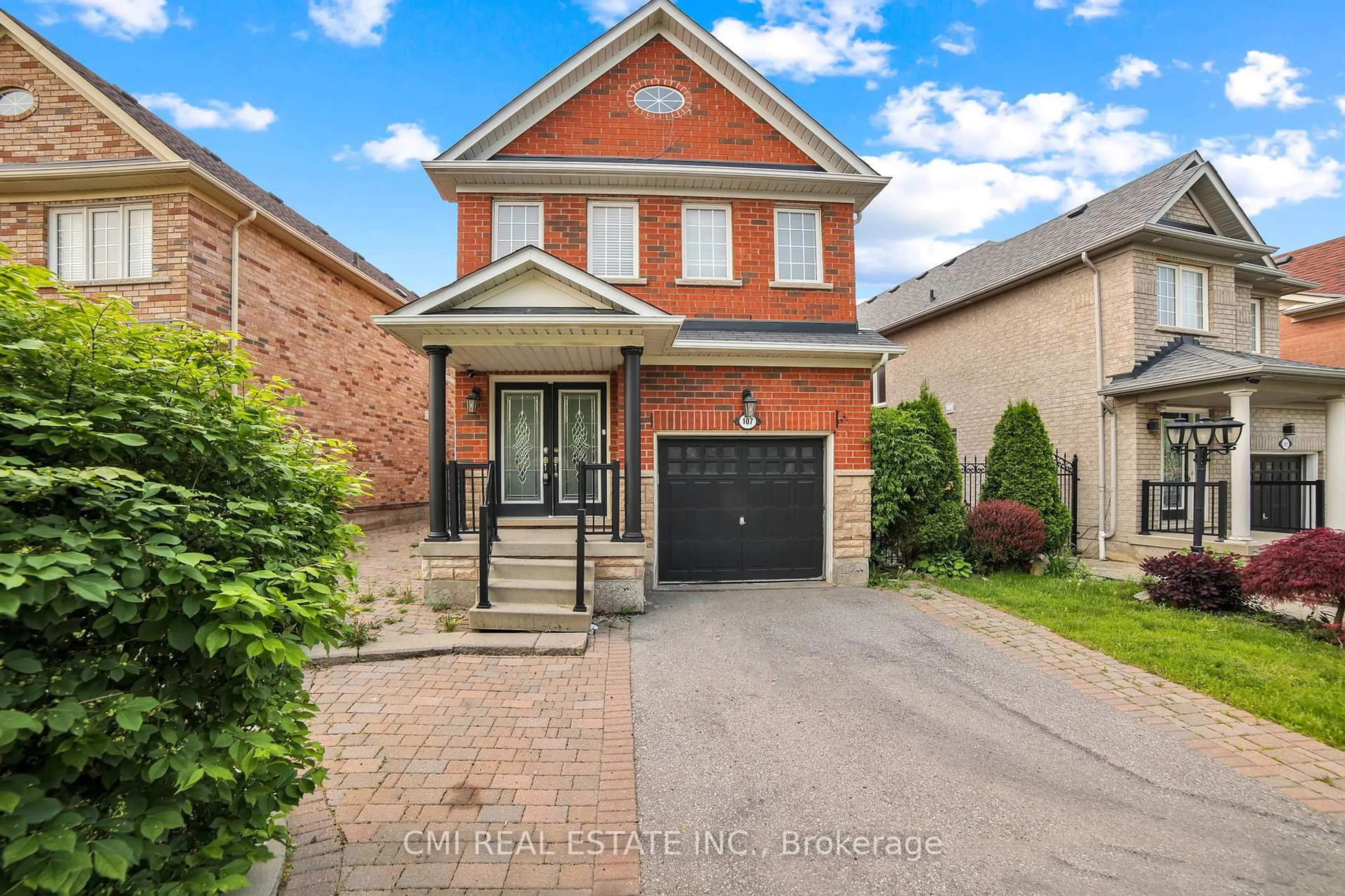 Home with brick exterior material, street for 107 Venice Gate Dr, Vaughan Ontario L4H 0E8