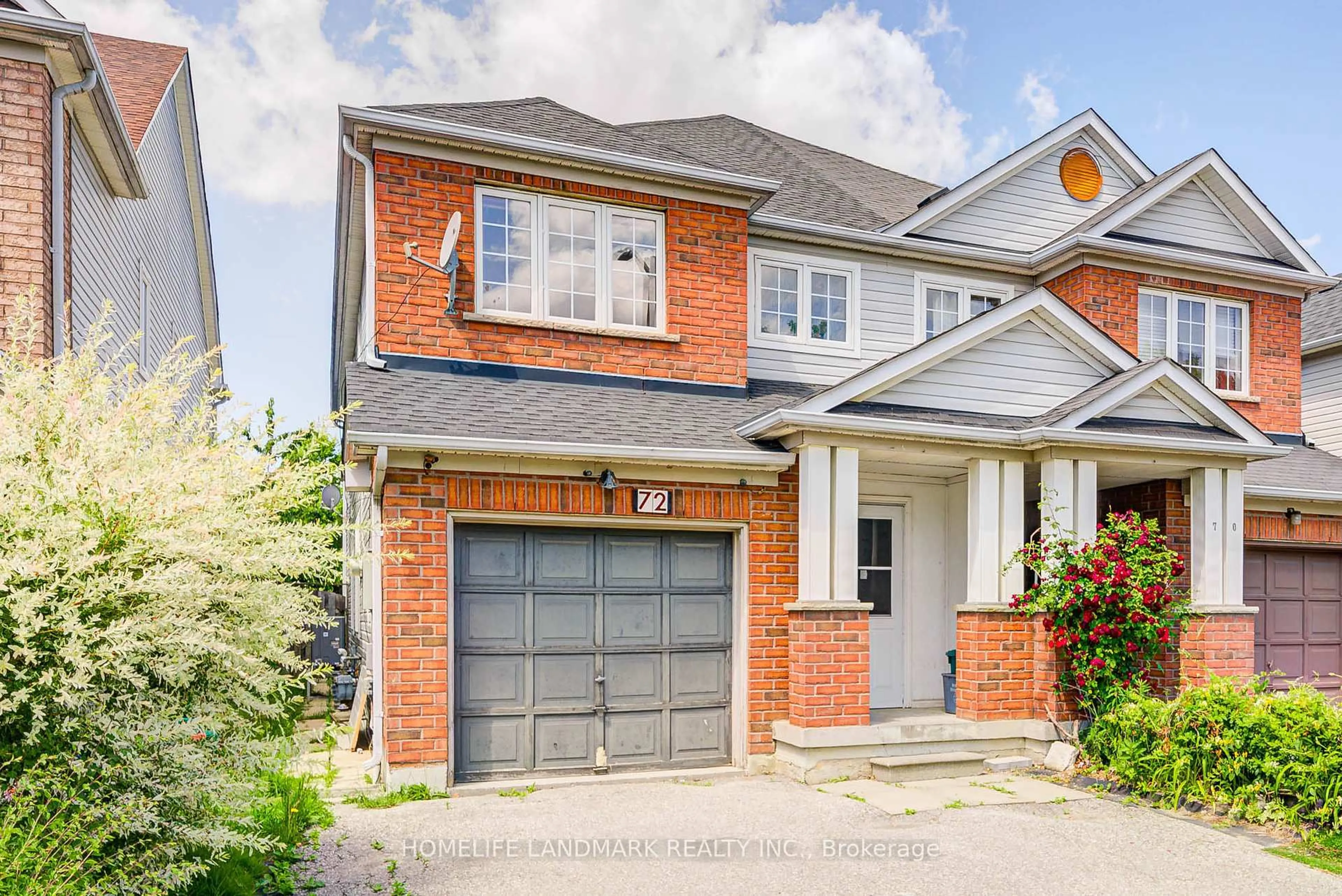 Home with brick exterior material, street for 72 Billingsley Cres, Markham Ontario L3S 4P1