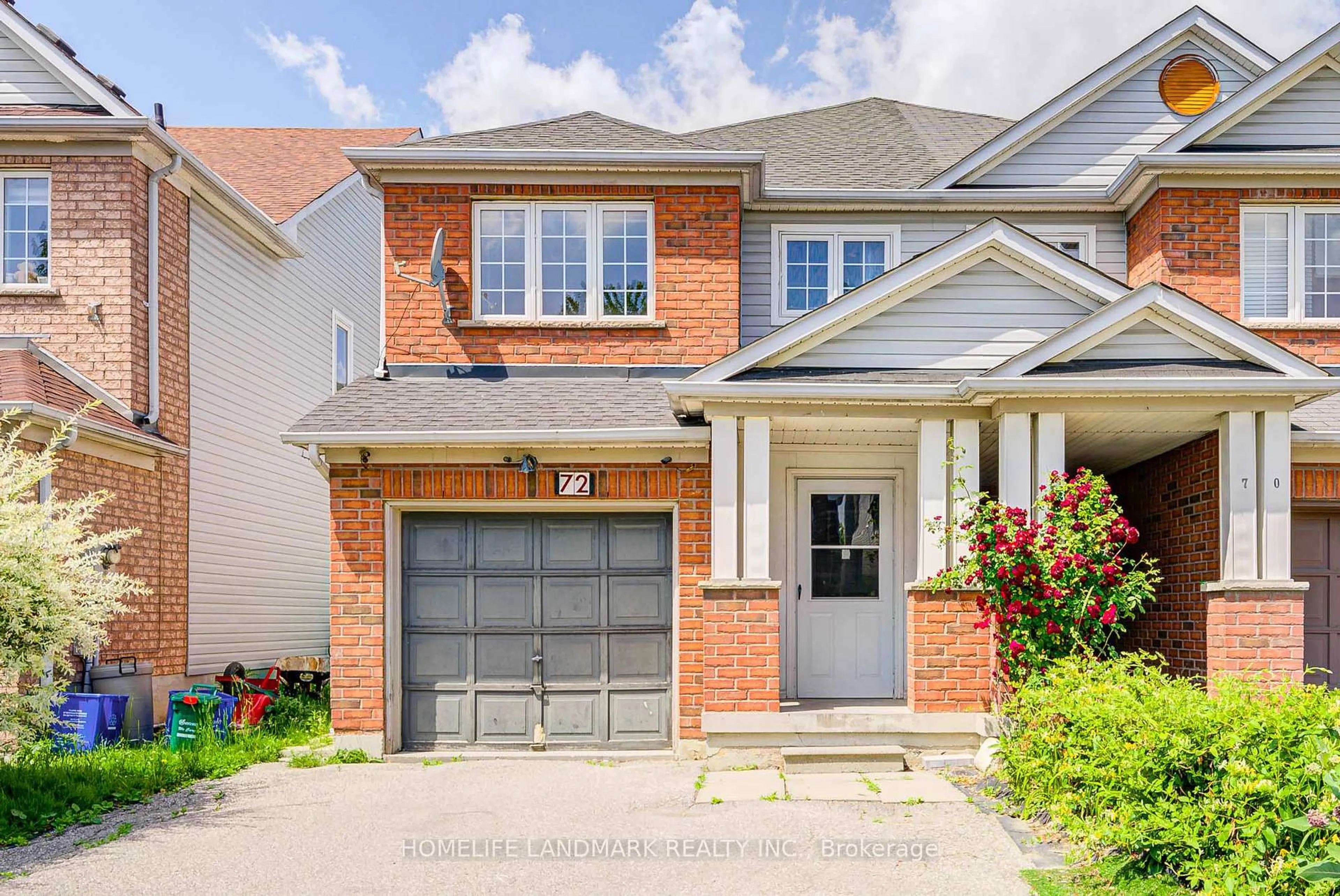 Home with brick exterior material, street for 72 Billingsley Cres, Markham Ontario L3S 4P1