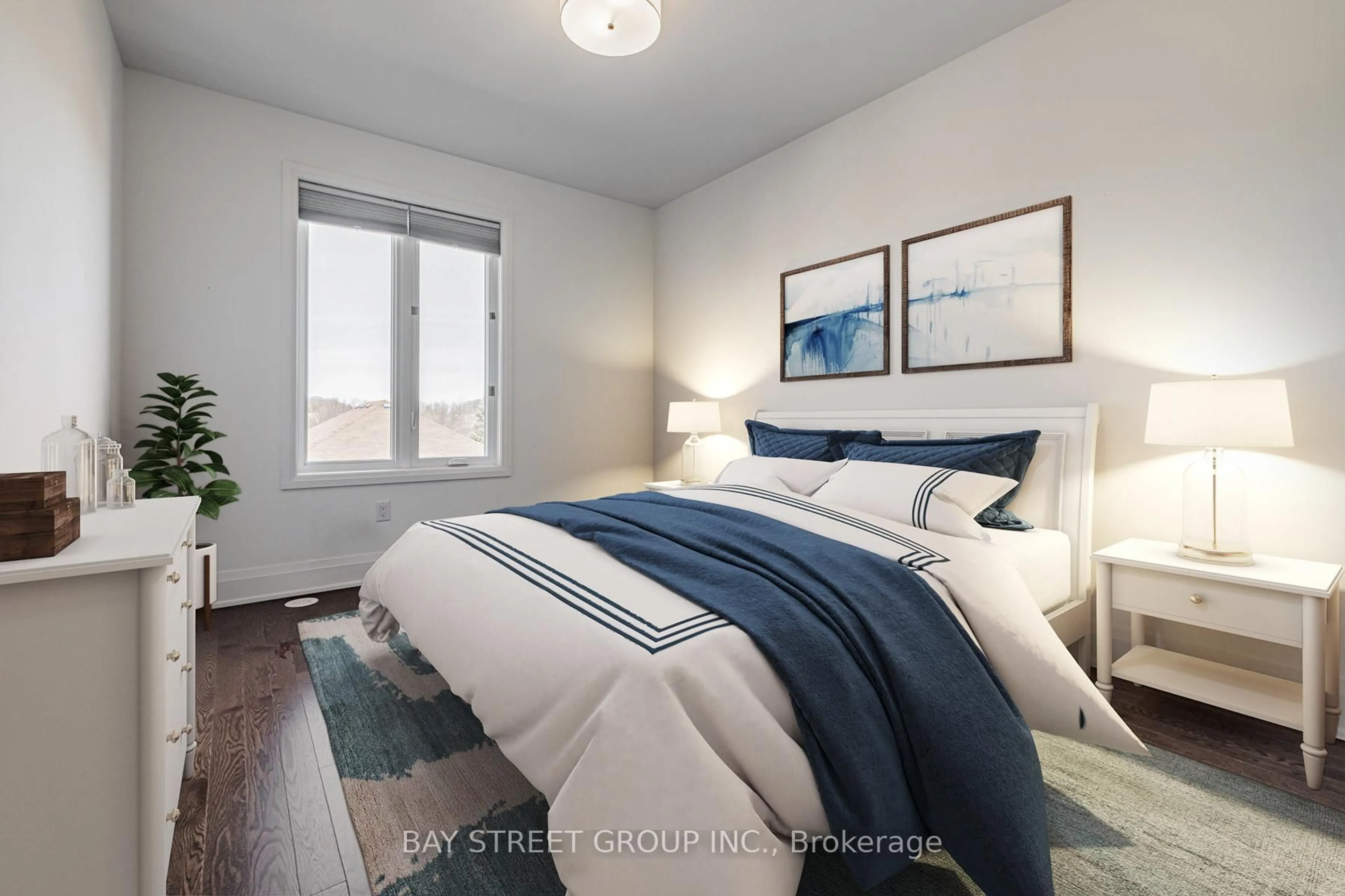 Bedroom with bed, unknown for 386 Highway 7 #TH 8, Richmond Hill Ontario L4B 0G5