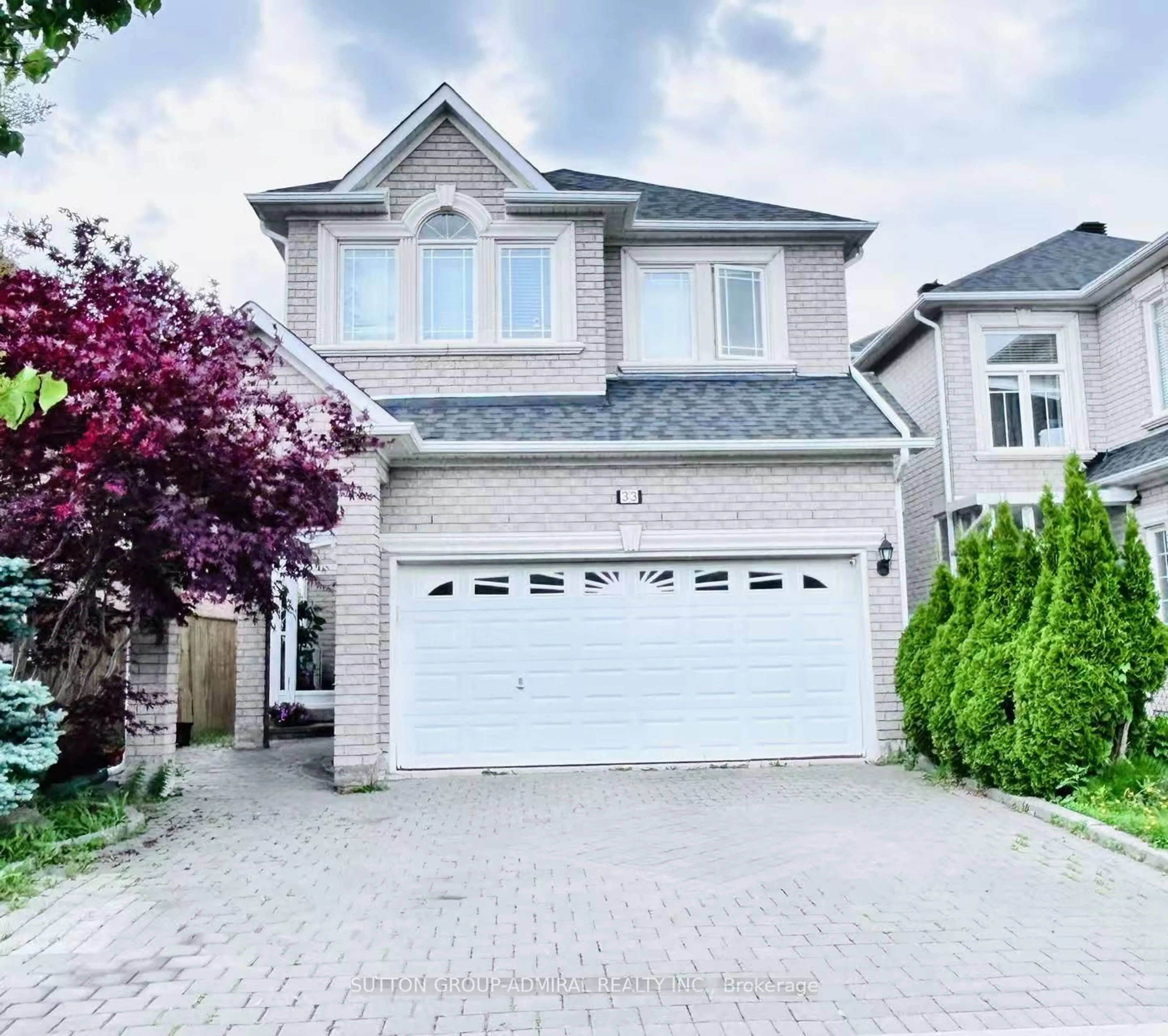 Home with brick exterior material, street for 33 Toporowski Ave, Richmond Hill Ontario L4S 2G9