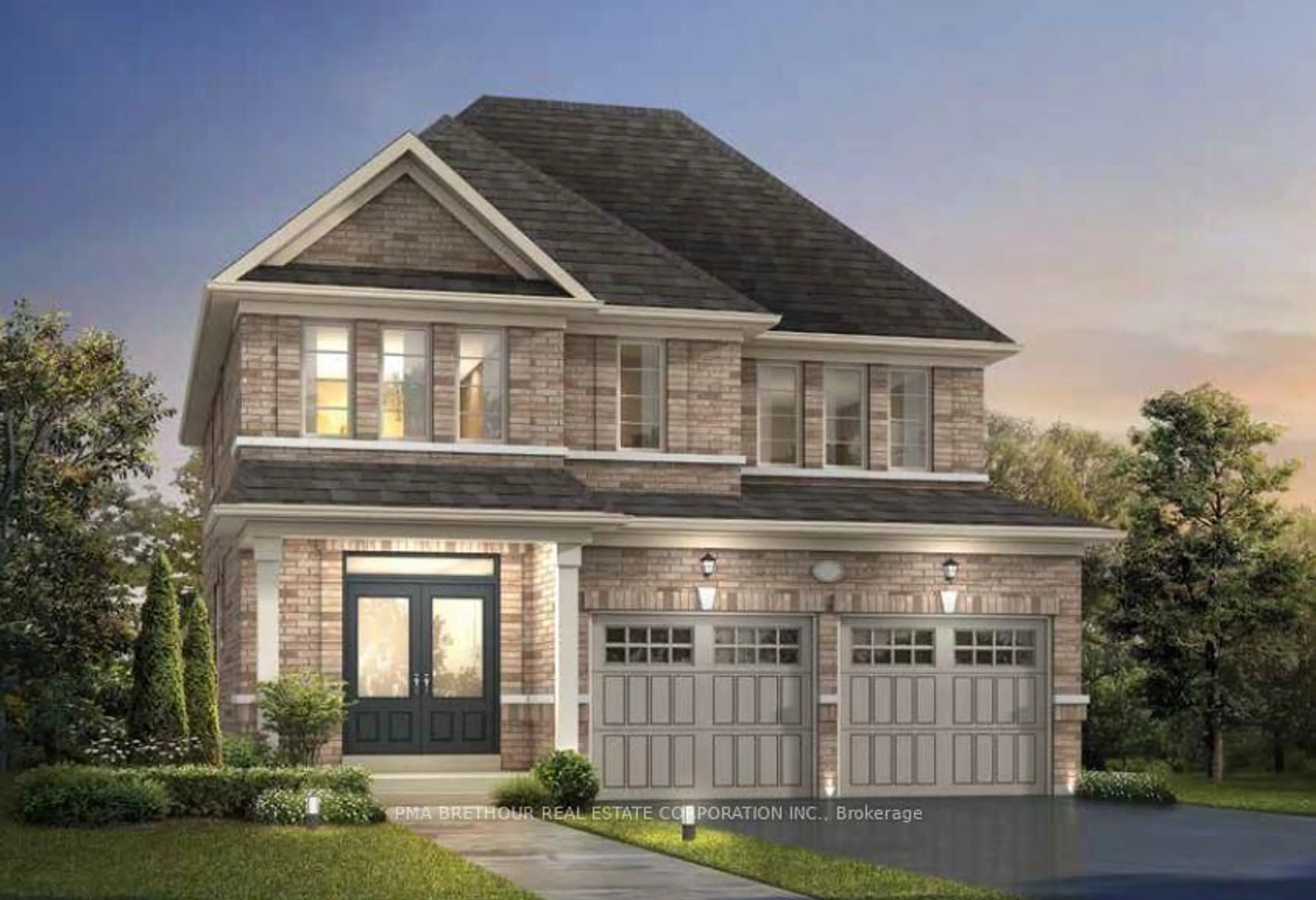 Home with brick exterior material, street for 135 Old Homestead Rd #LOT 87, Georgina Ontario L4P 3C8