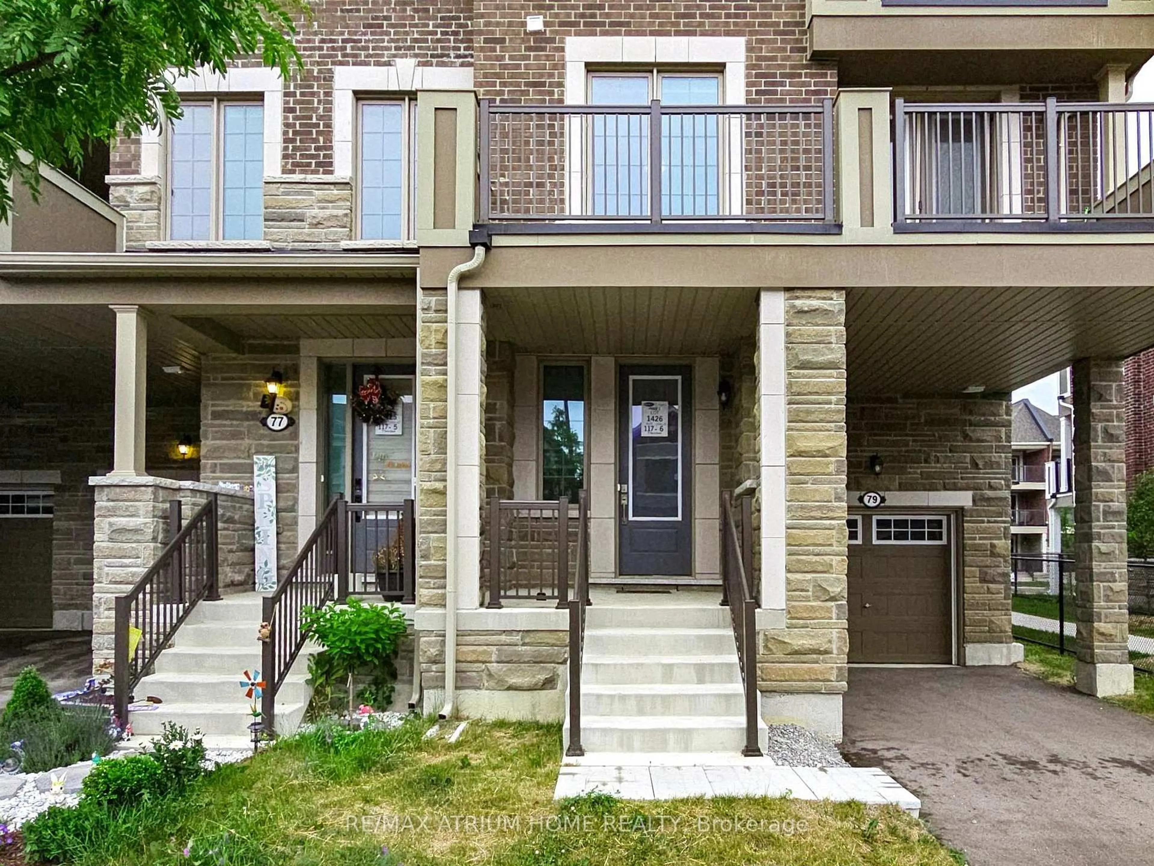 Home with brick exterior material, street for 79 Therma Cres, Markham Ontario L6C 3K9