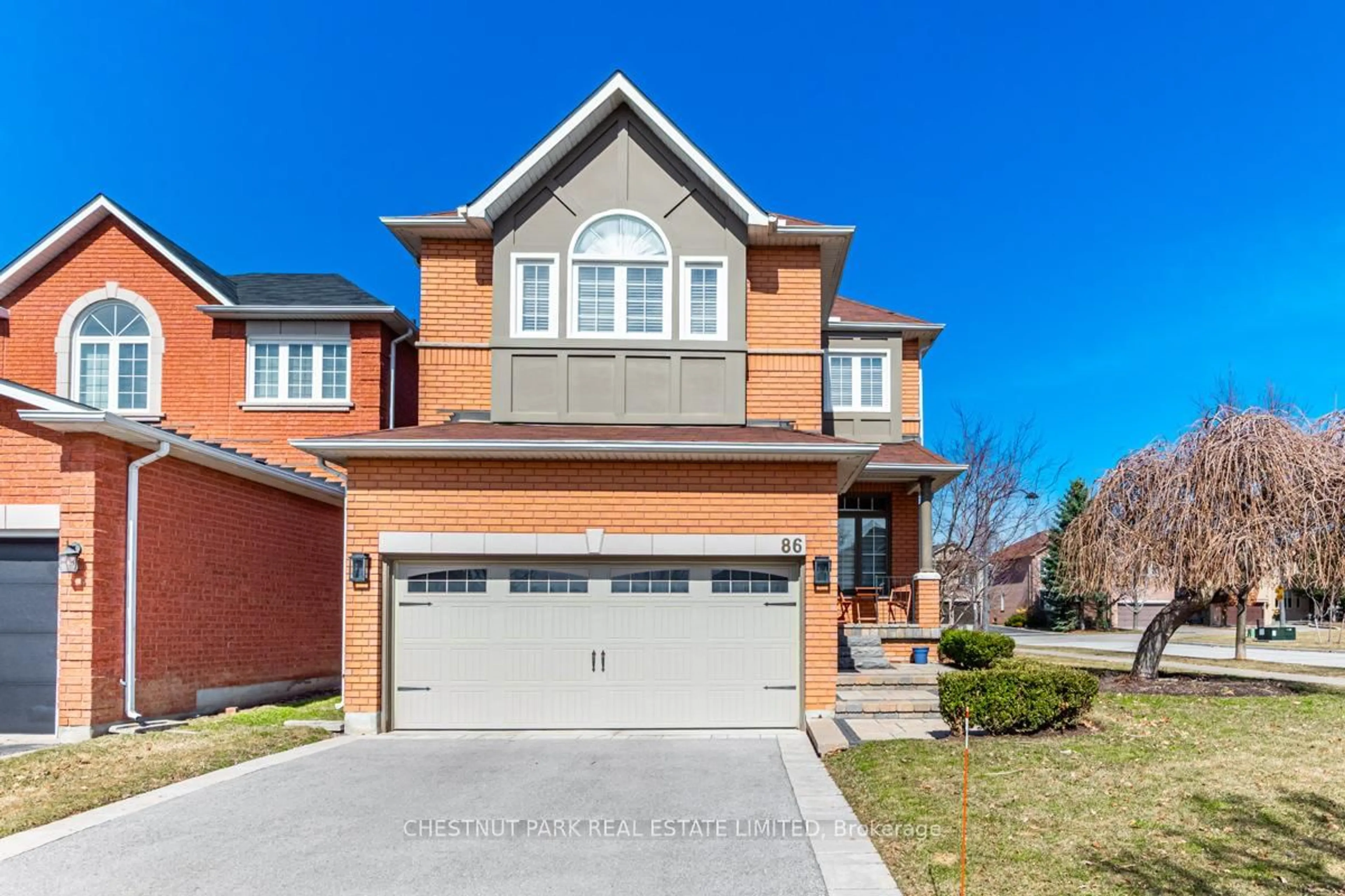 Home with brick exterior material, street for 86 Forest Lane Dr, Vaughan Ontario L4J 3N8
