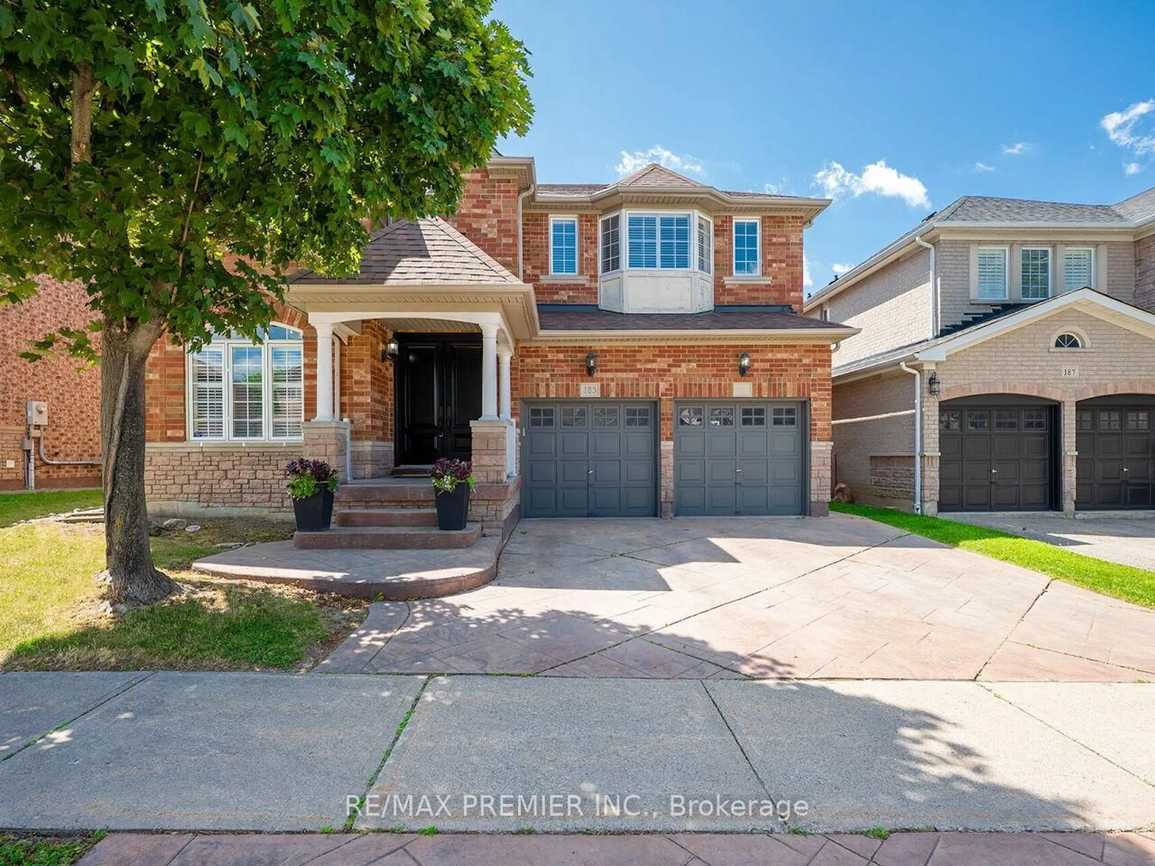 Home with brick exterior material, street for 183 Silverado Tr, Vaughan Ontario L4H 2N7