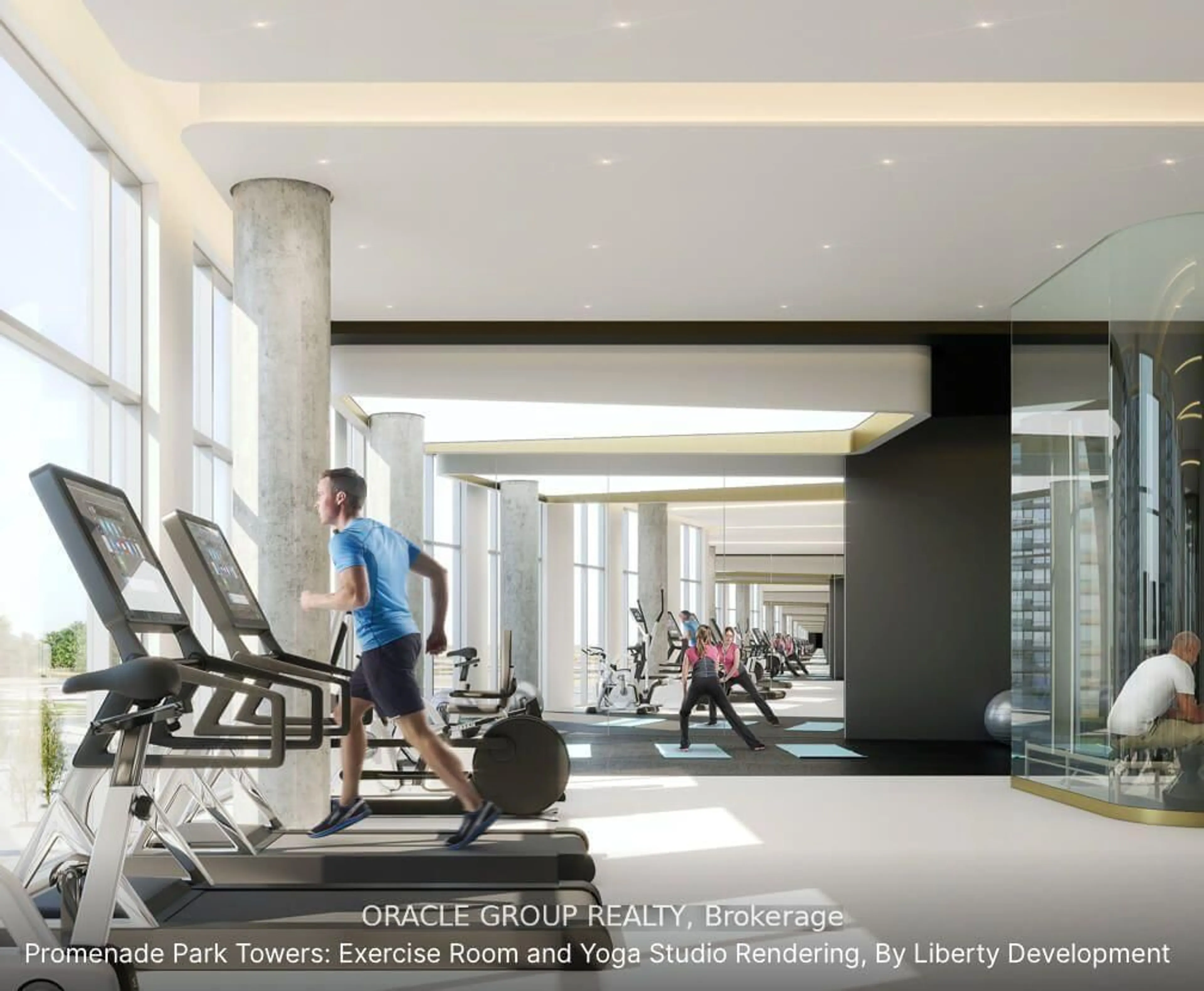 Gym or fitness room for 30 Upper Mall Way #A-517, Vaughan Ontario L4J 0L7