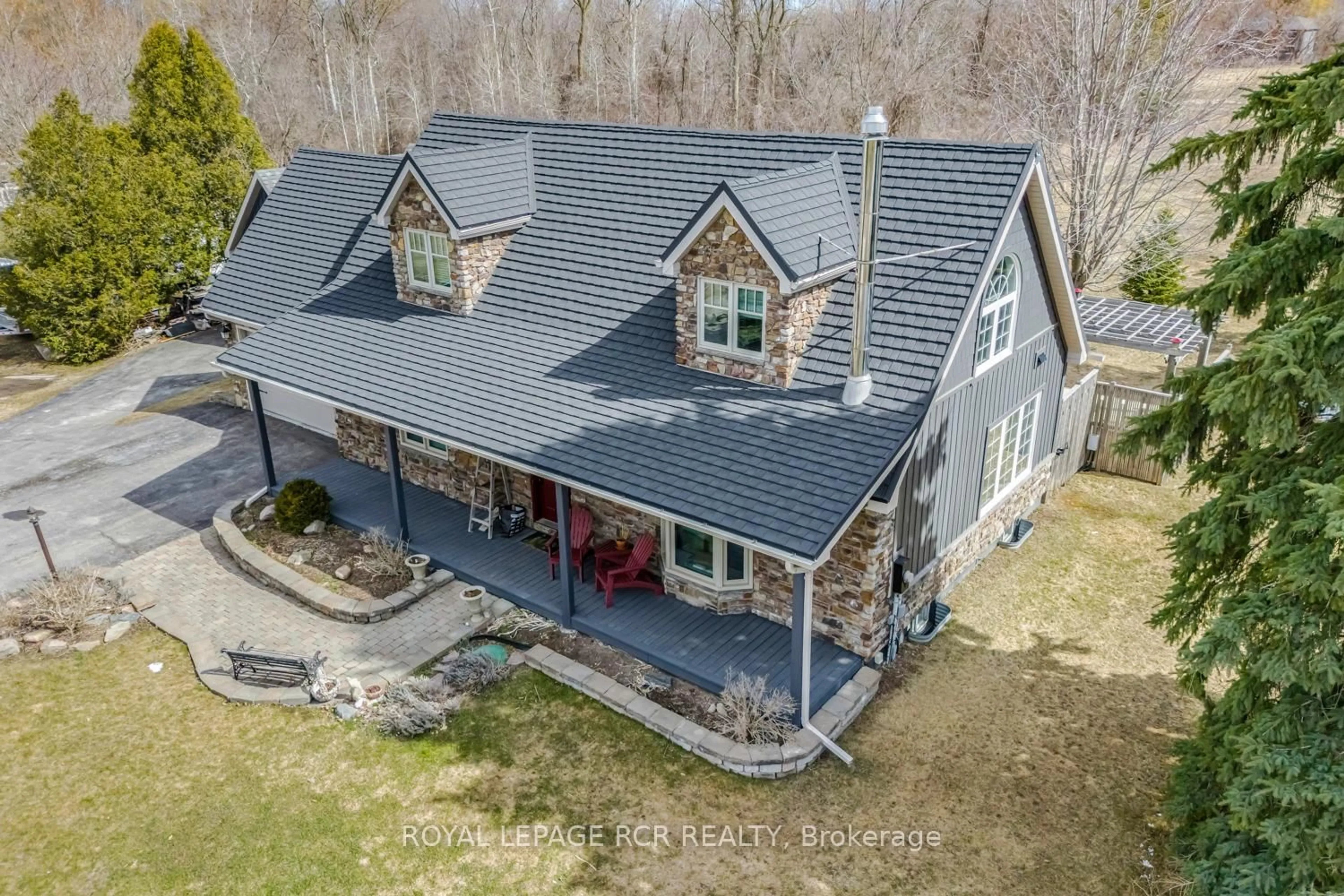 A pic from outside/outdoor area/front of a property/back of a property/a pic from drone, unknown for 2163 Concession 8 Rd, Adjala-Tosorontio Ontario L0G 1W0