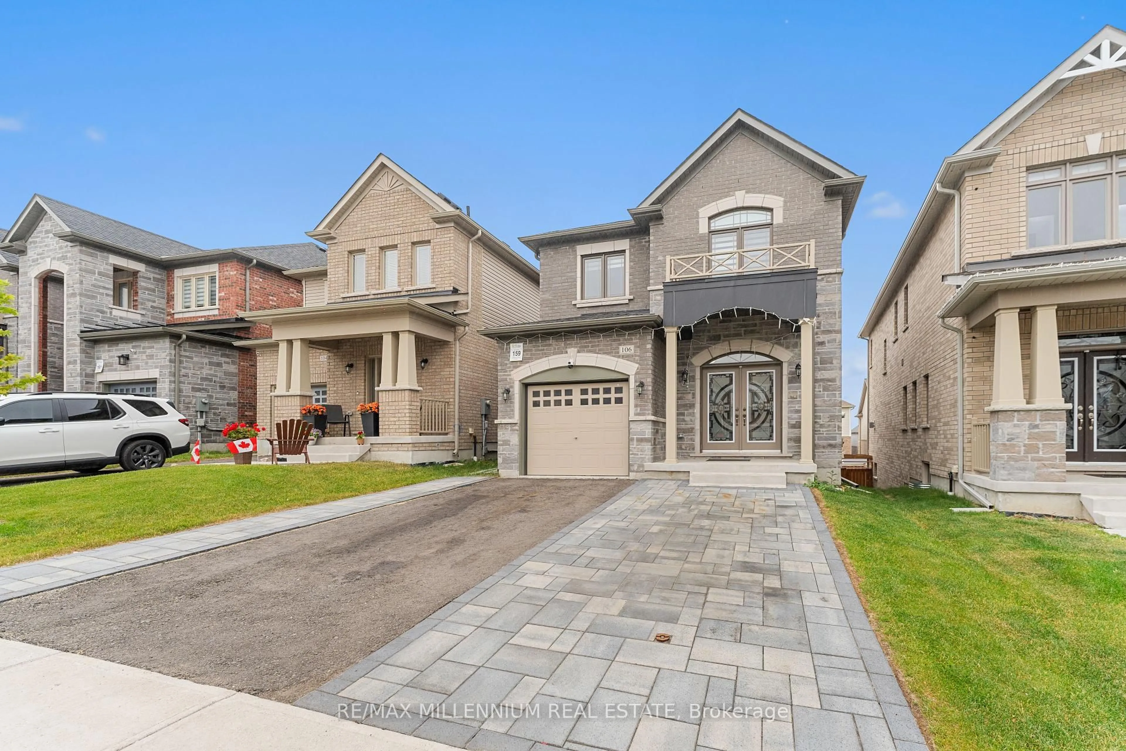 Home with brick exterior material, street for 106 Kennedy Blvd, New Tecumseth Ontario L9R 0V9