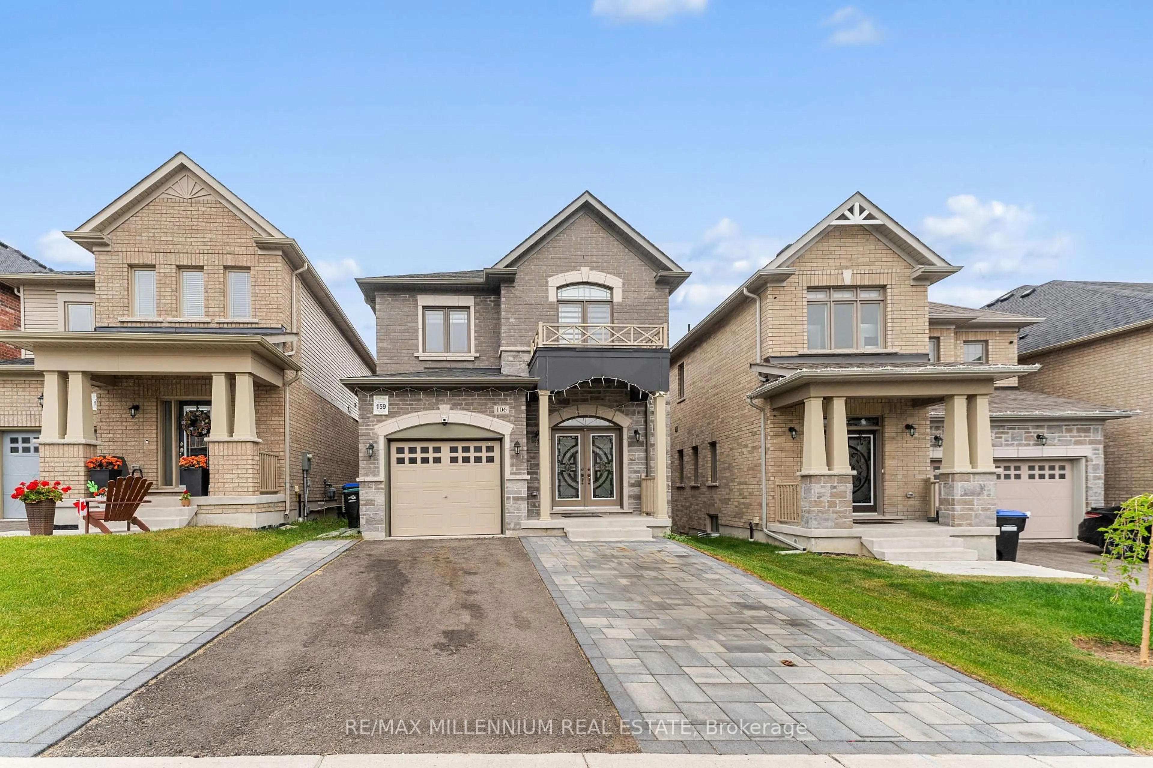 Home with brick exterior material, street for 106 Kennedy Blvd, New Tecumseth Ontario L9R 0V9