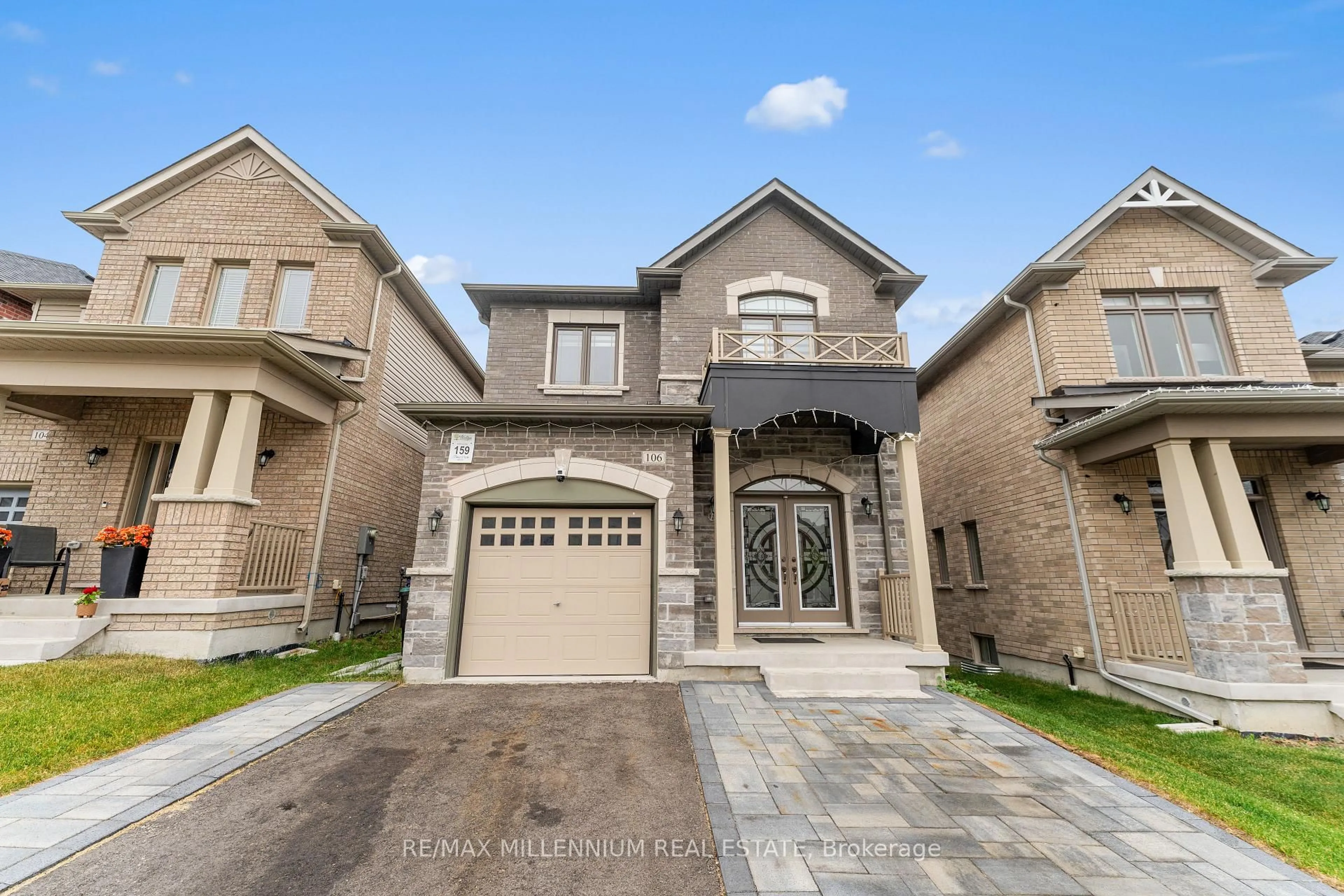 Home with brick exterior material, street for 106 Kennedy Blvd, New Tecumseth Ontario L9R 0V9