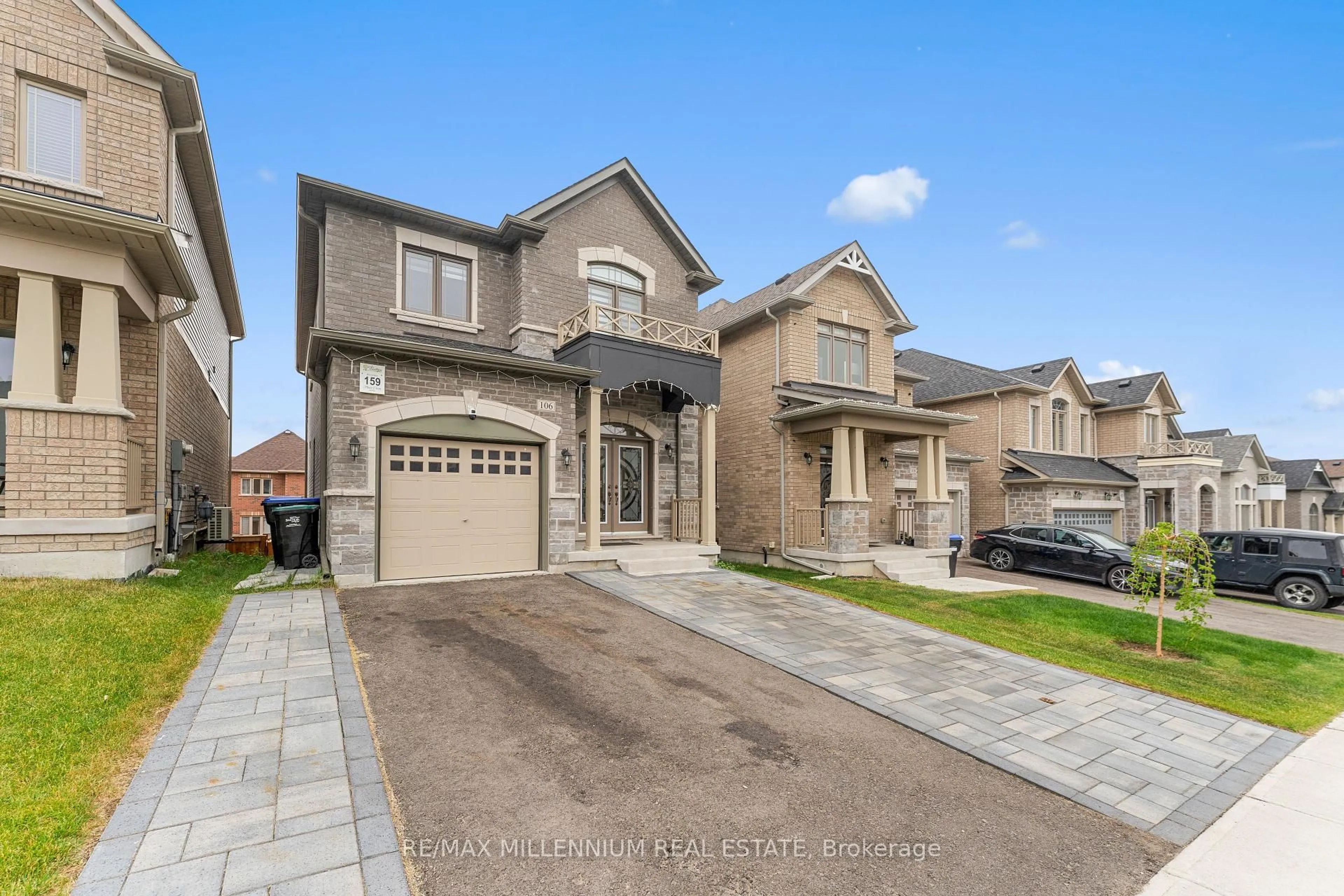 Home with brick exterior material, street for 106 Kennedy Blvd, New Tecumseth Ontario L9R 0V9