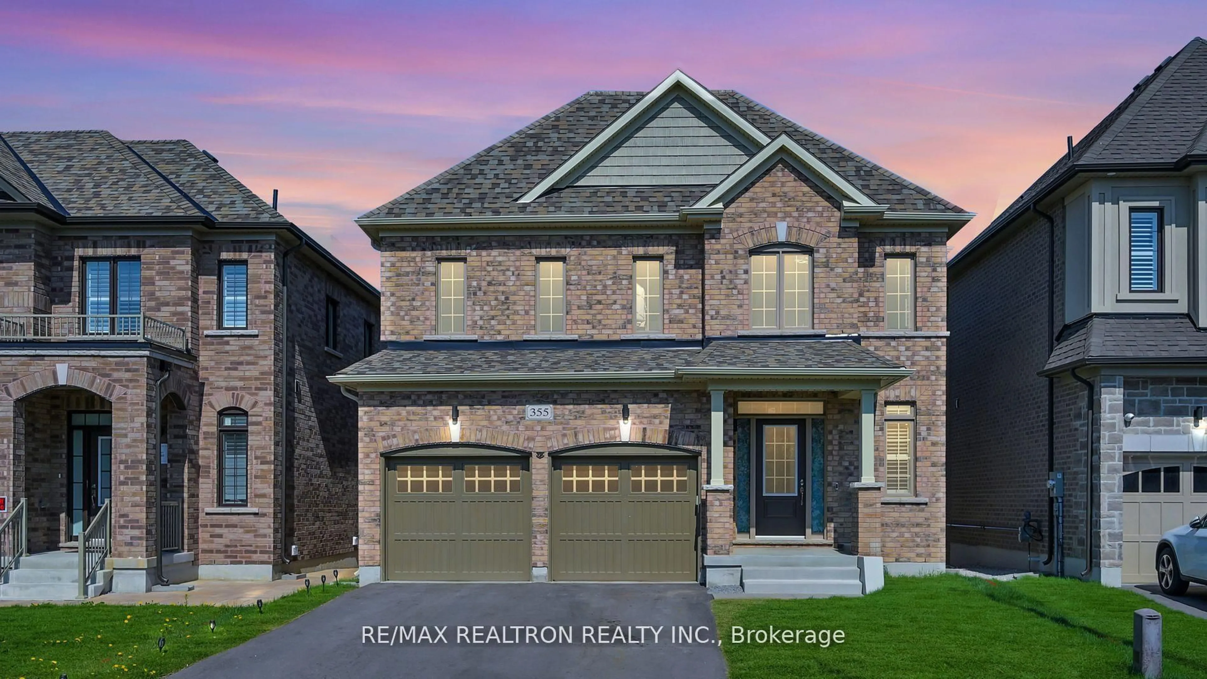 Home with brick exterior material, street for 355 Danny Wheeler Blvd, Georgina Ontario L4P 3C8