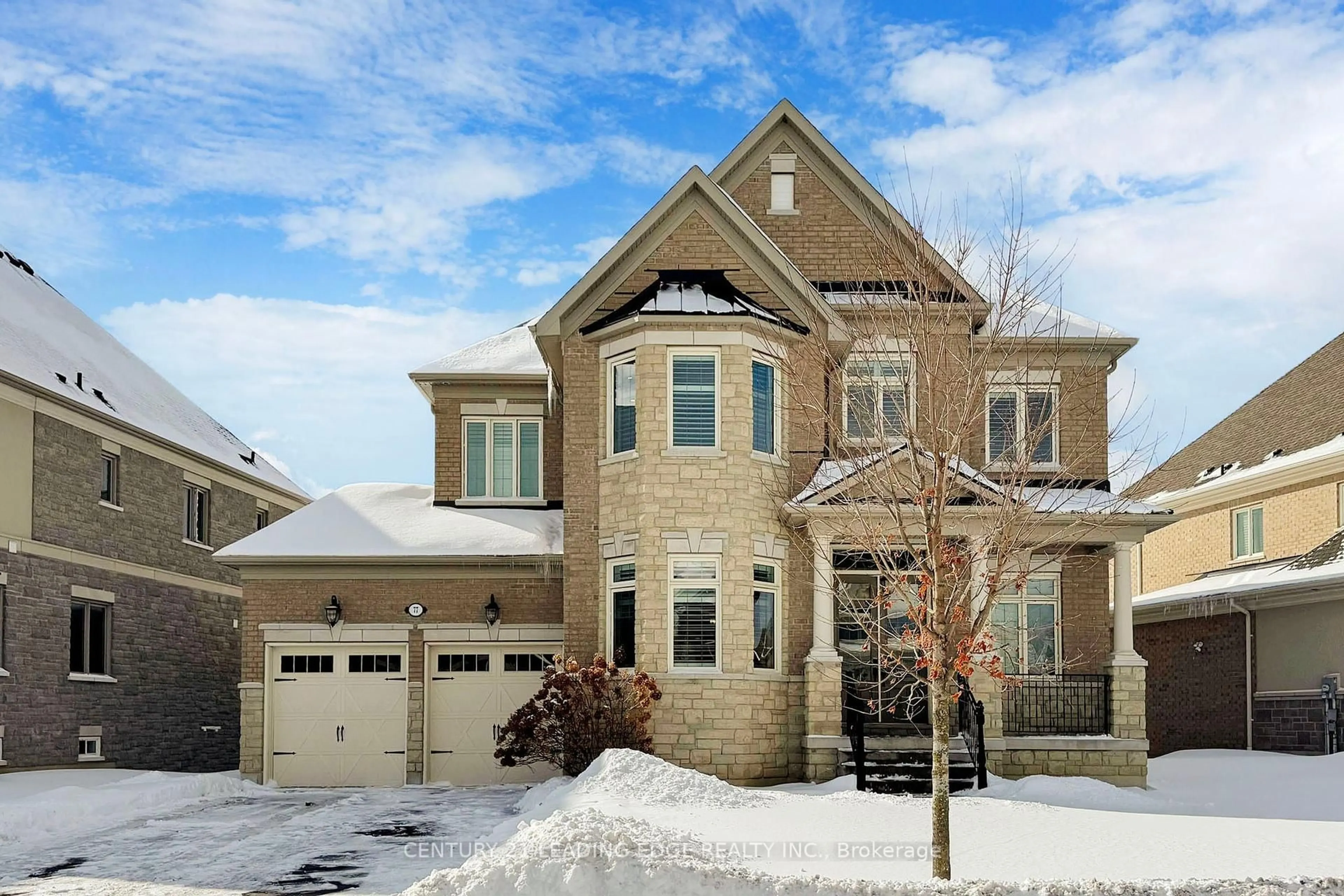 Home with brick exterior material, street for 77 Chuck Ormsby Cres, King Ontario L7B 0A9
