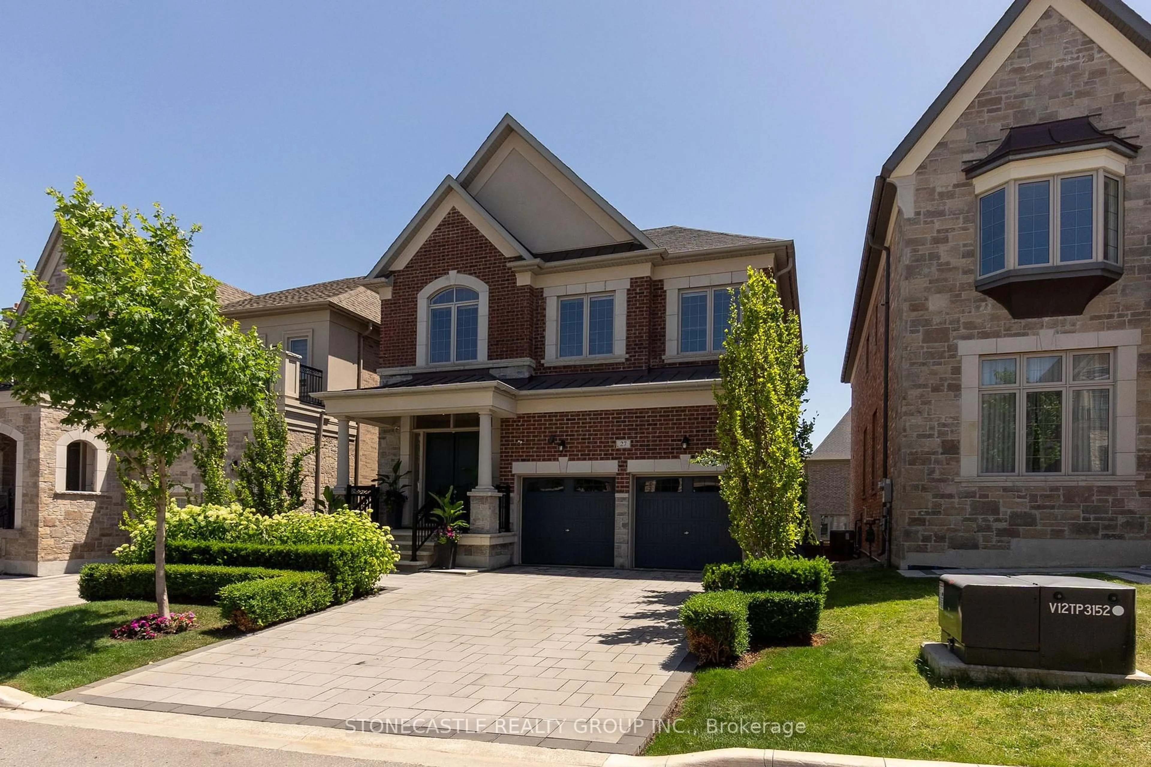 Home with brick exterior material, street for 27 Mower Ave, Vaughan Ontario L6A 4X1