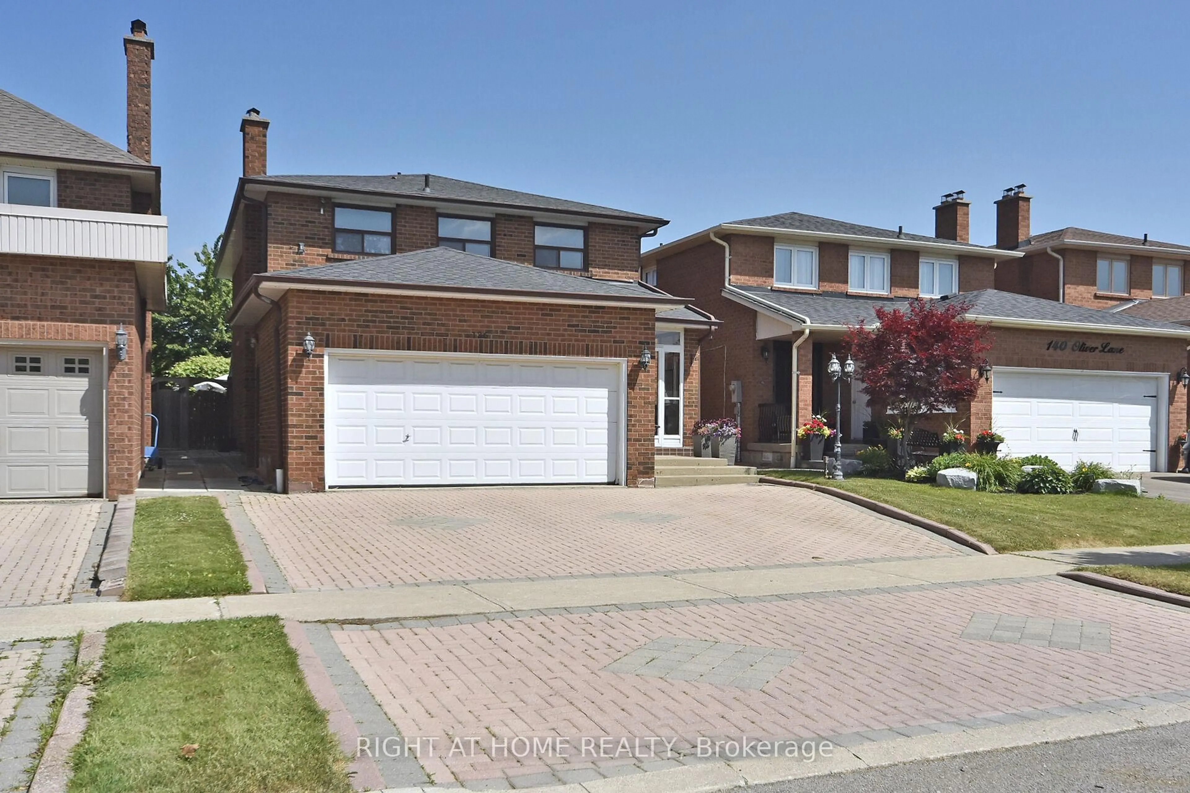 Home with brick exterior material, street for 136 Oliver Lane, Vaughan Ontario L6A 1B1