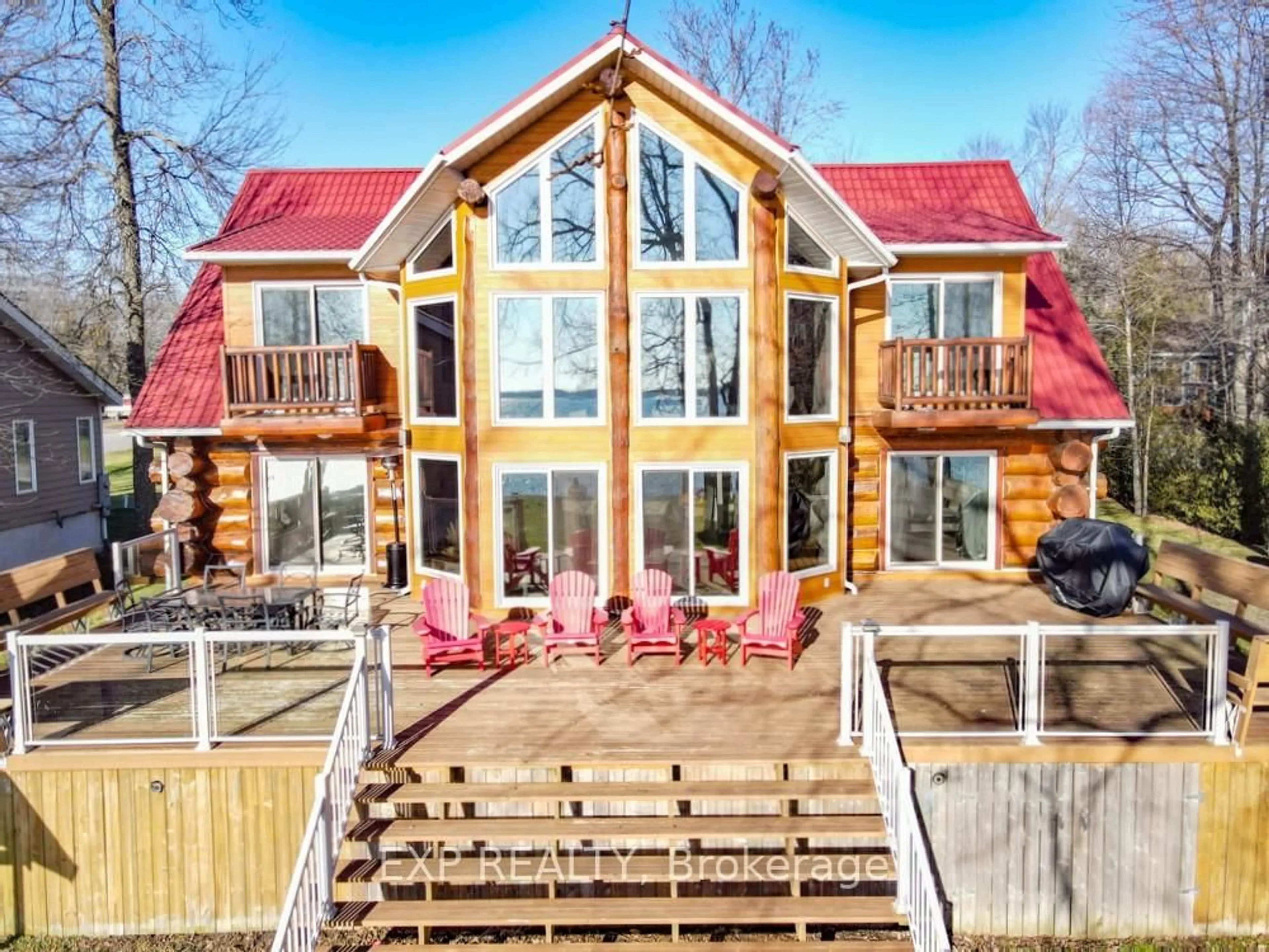 Home with brick exterior material, water/lake/river/ocean view for 332 Bear Rd, Georgina Islands Ontario L0E 1R0