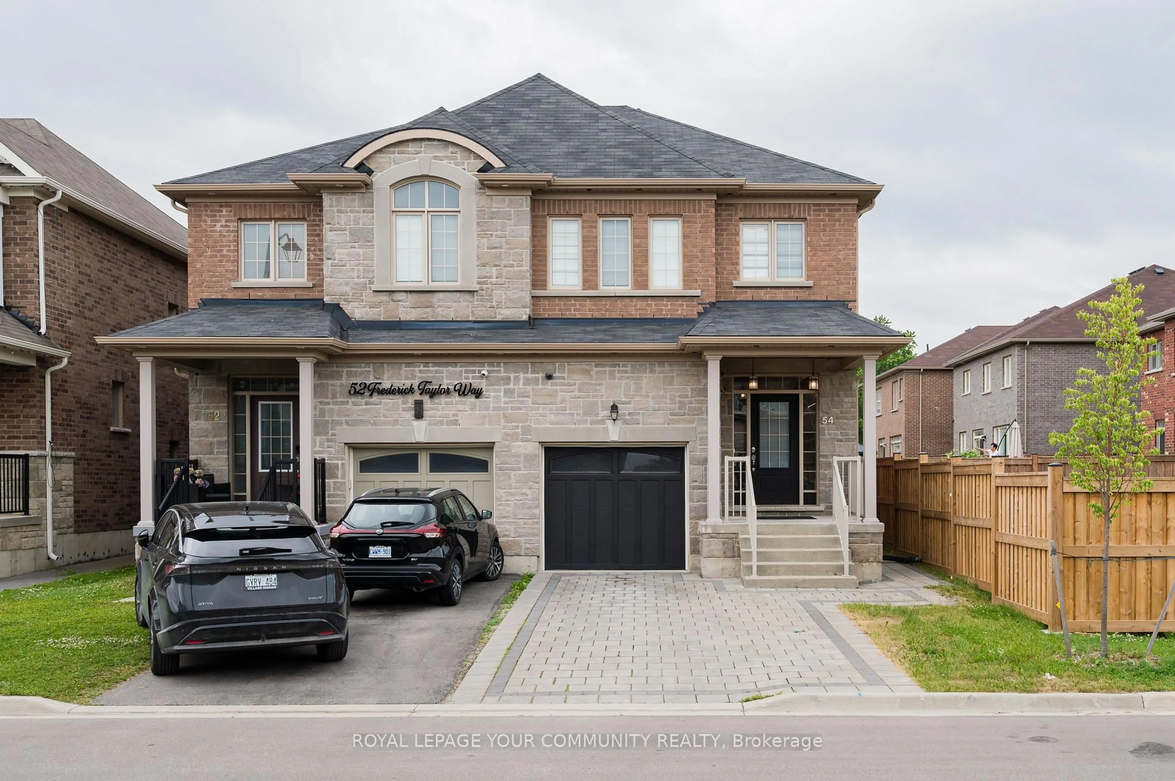 Home with brick exterior material, street for 54 Frederick Taylor Way, East Gwillimbury Ontario L0G 1M0